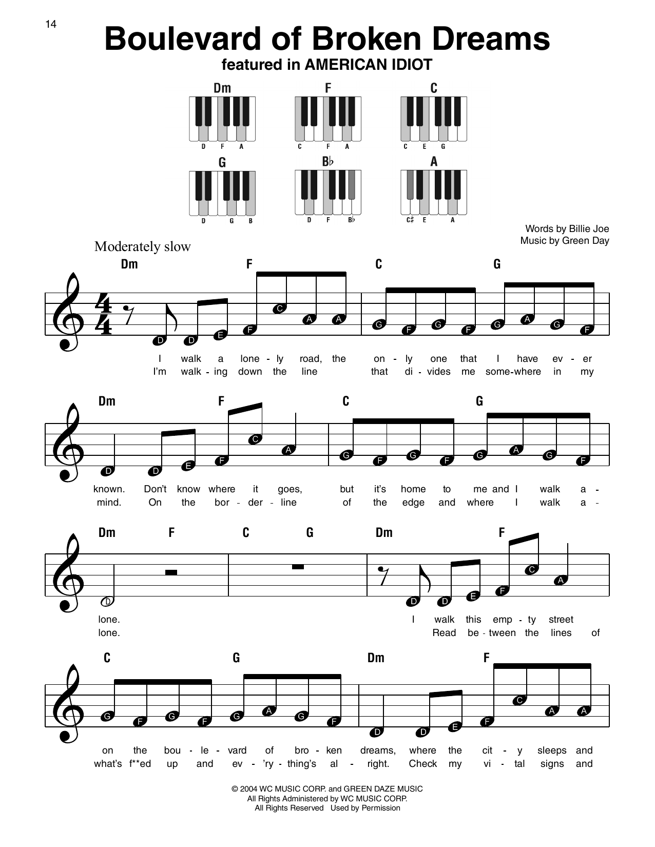 Boulevard Of Broken Dreams