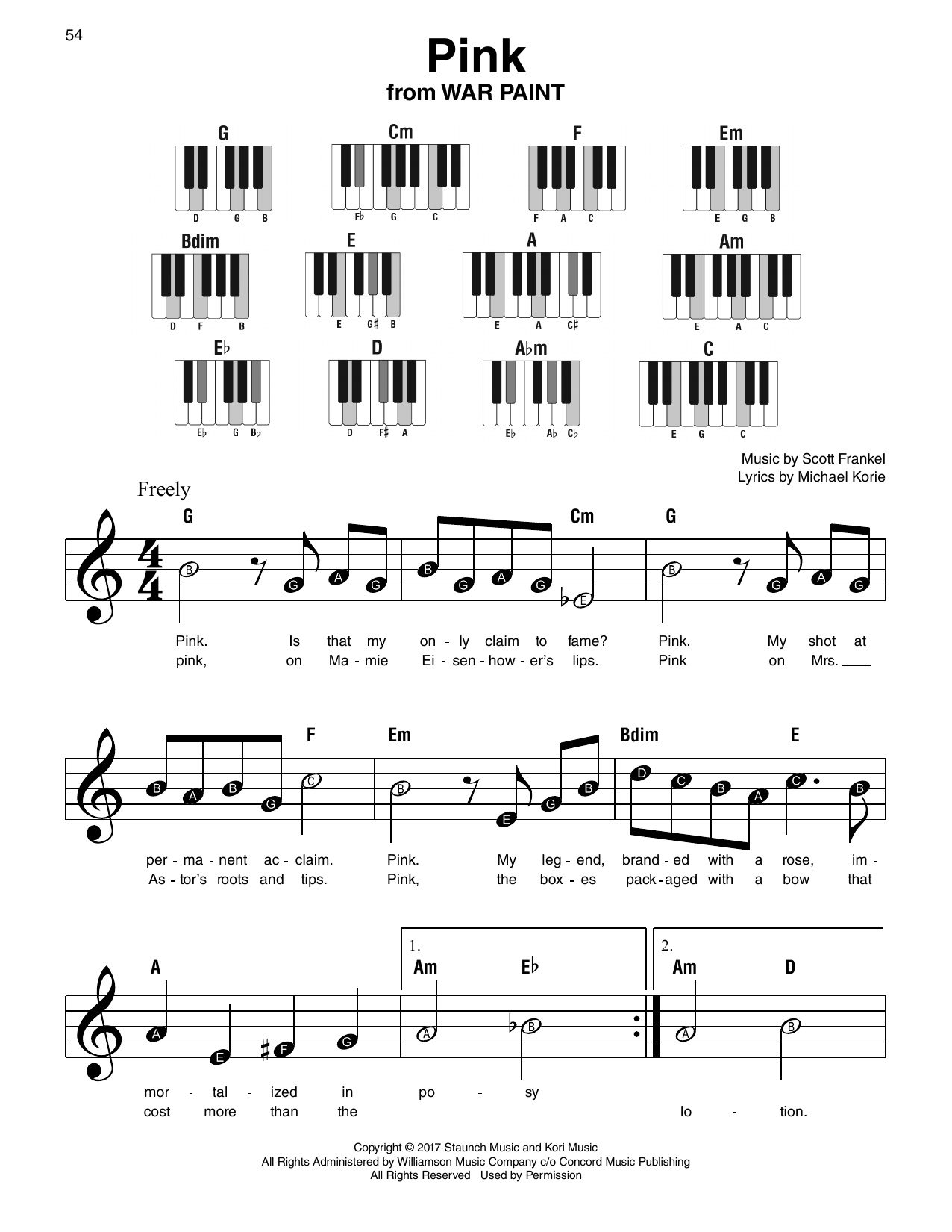 Pink (from War Paint)