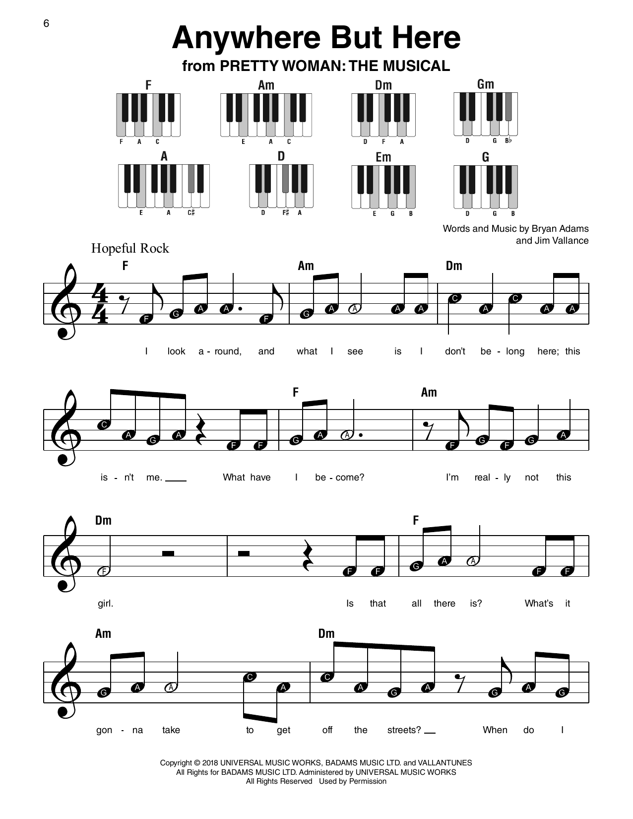 Anywhere But Here (from Pretty Woman: The Musical)