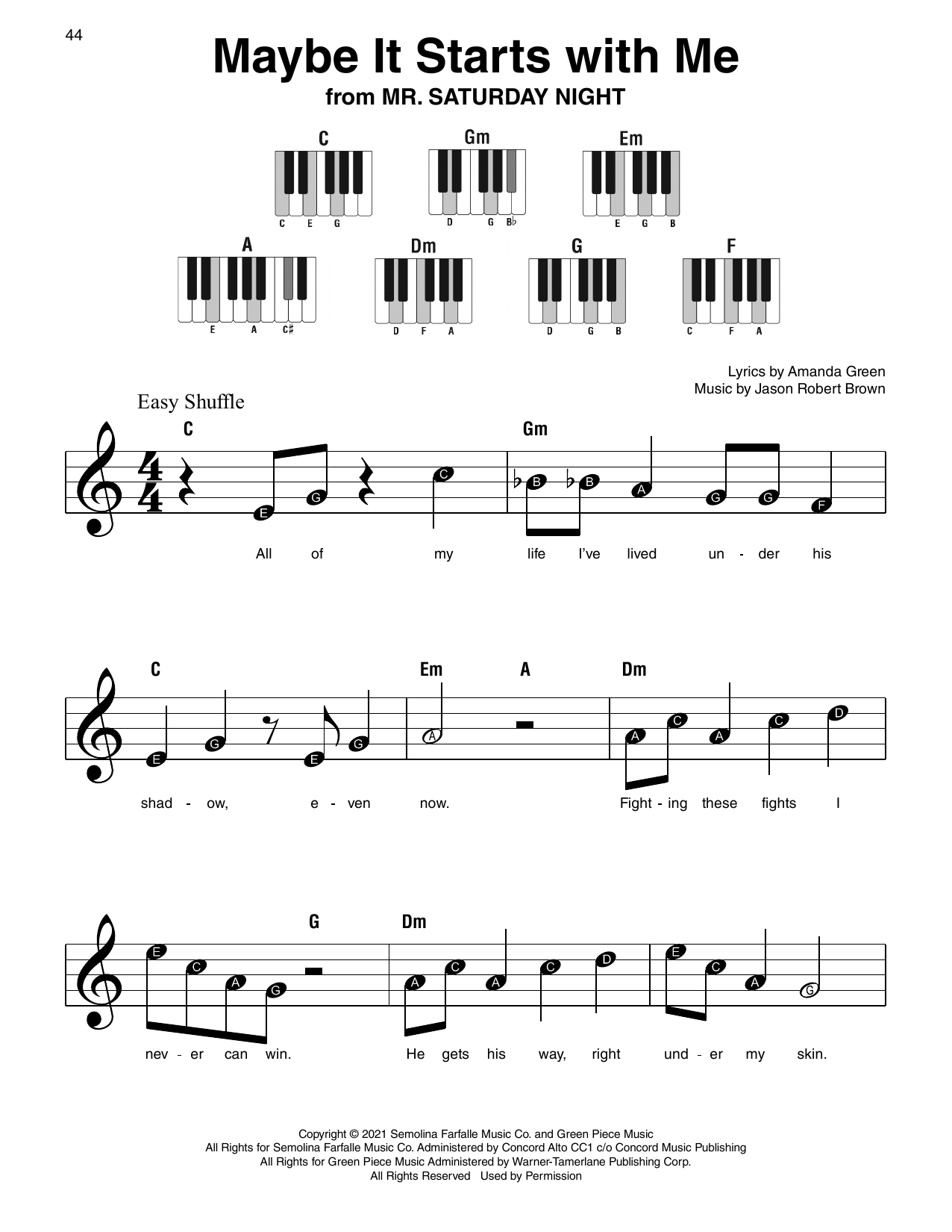 Maybe It Starts With Me (from Mr. Saturday Night)