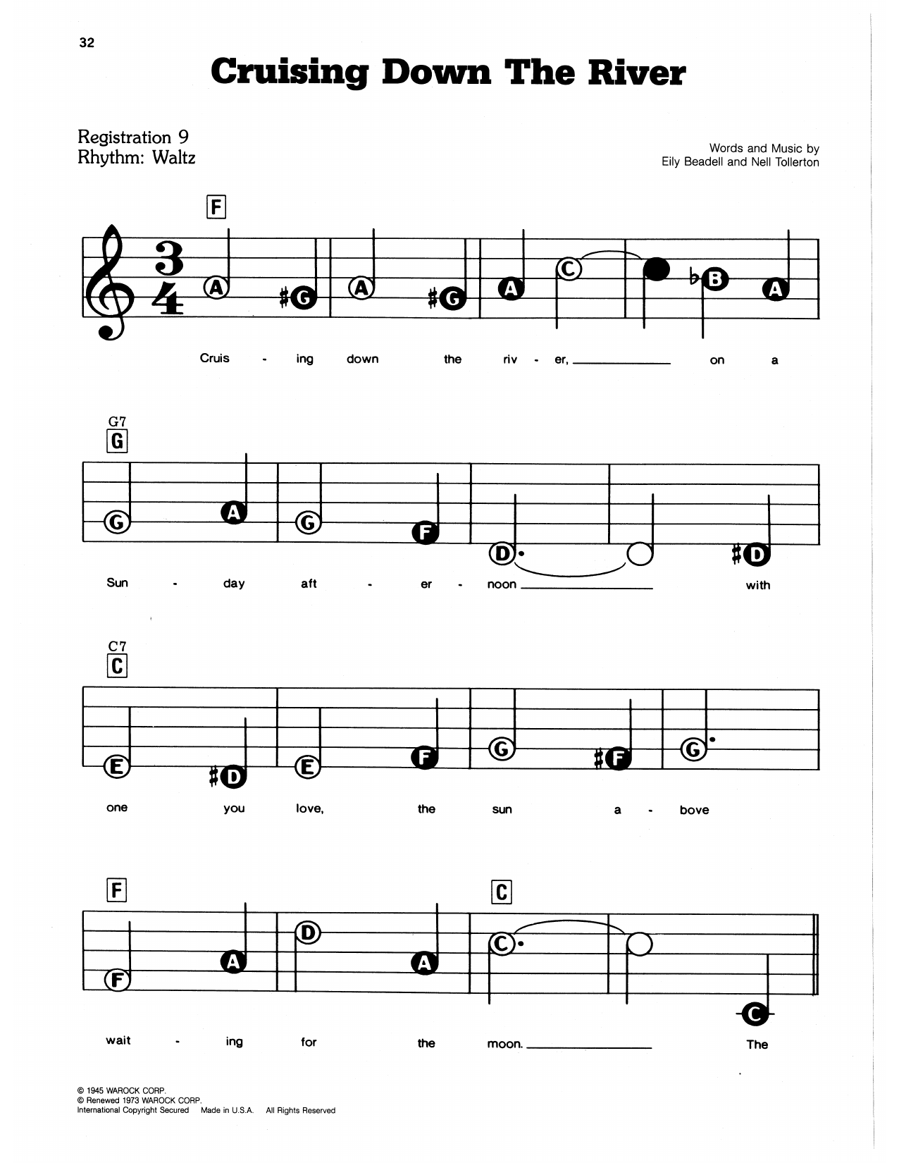 Cruising Down The River: E-Z Play Today