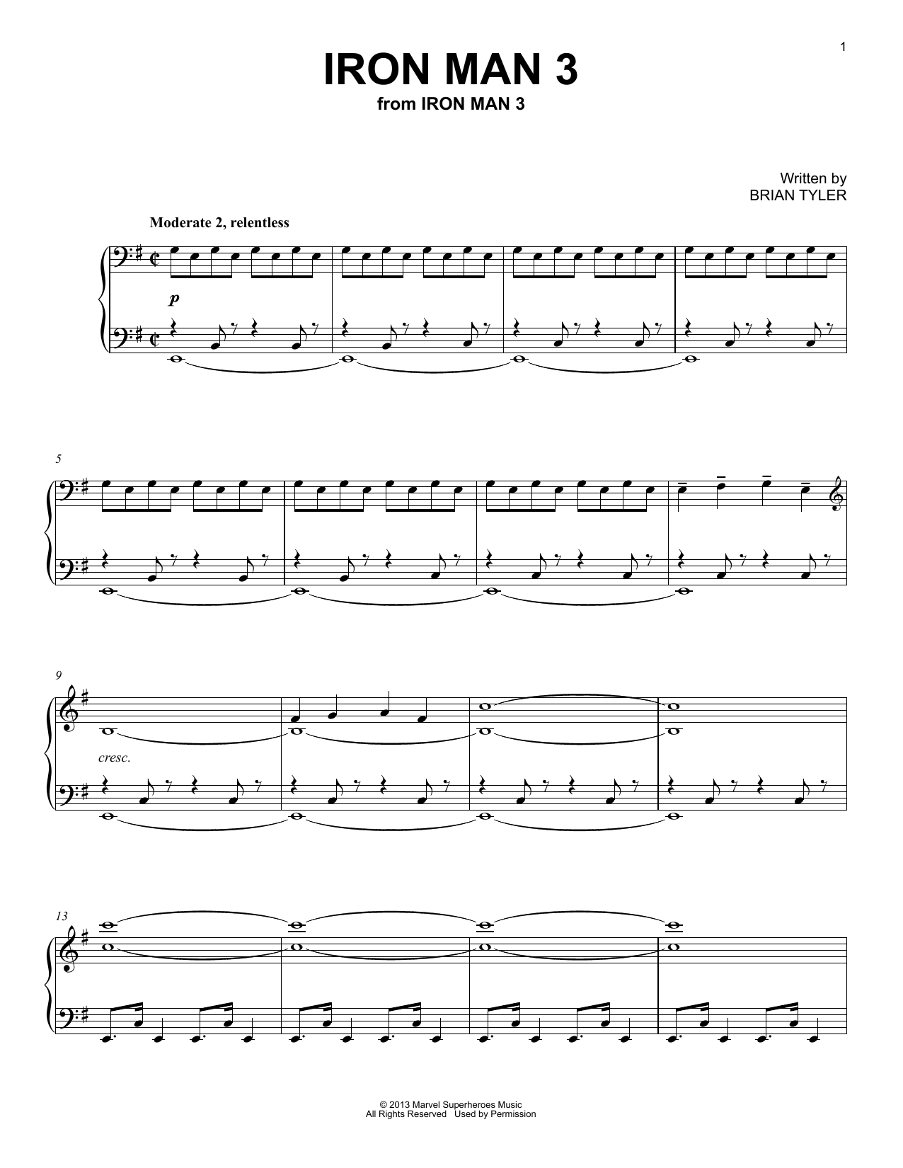 Iron Man 3: Piano Solo