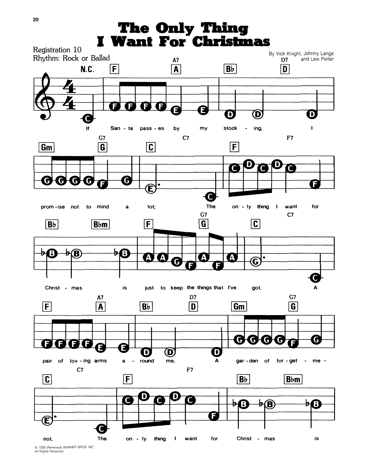 Only Thing I Want For Christmas: E-Z Play Today