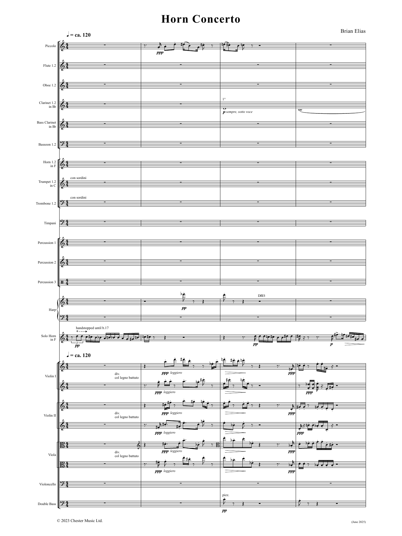 Horn Concerto (Study Score): Full Orchestra Conductor Score & Parts