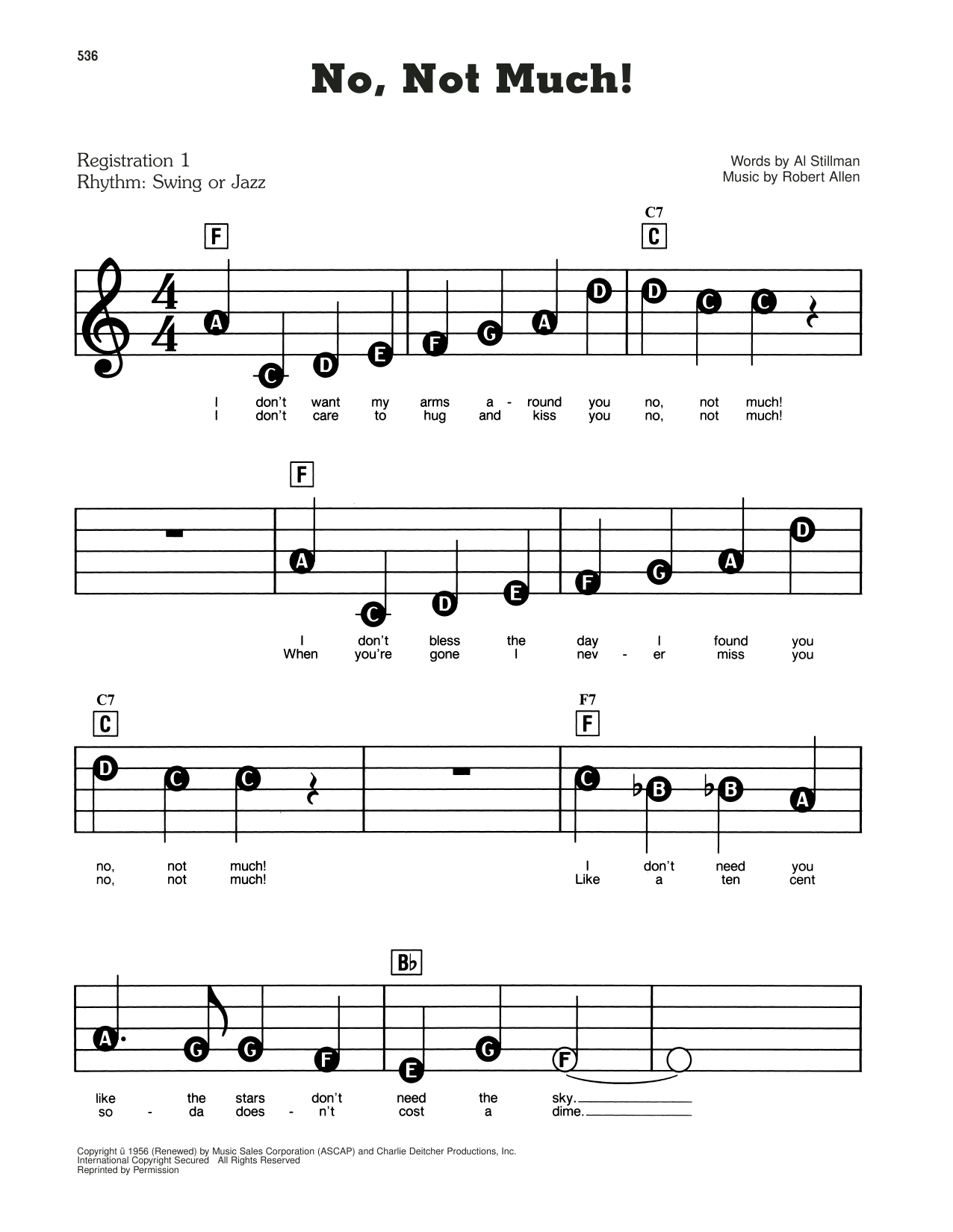 No, Not Much!: E-Z Play Today