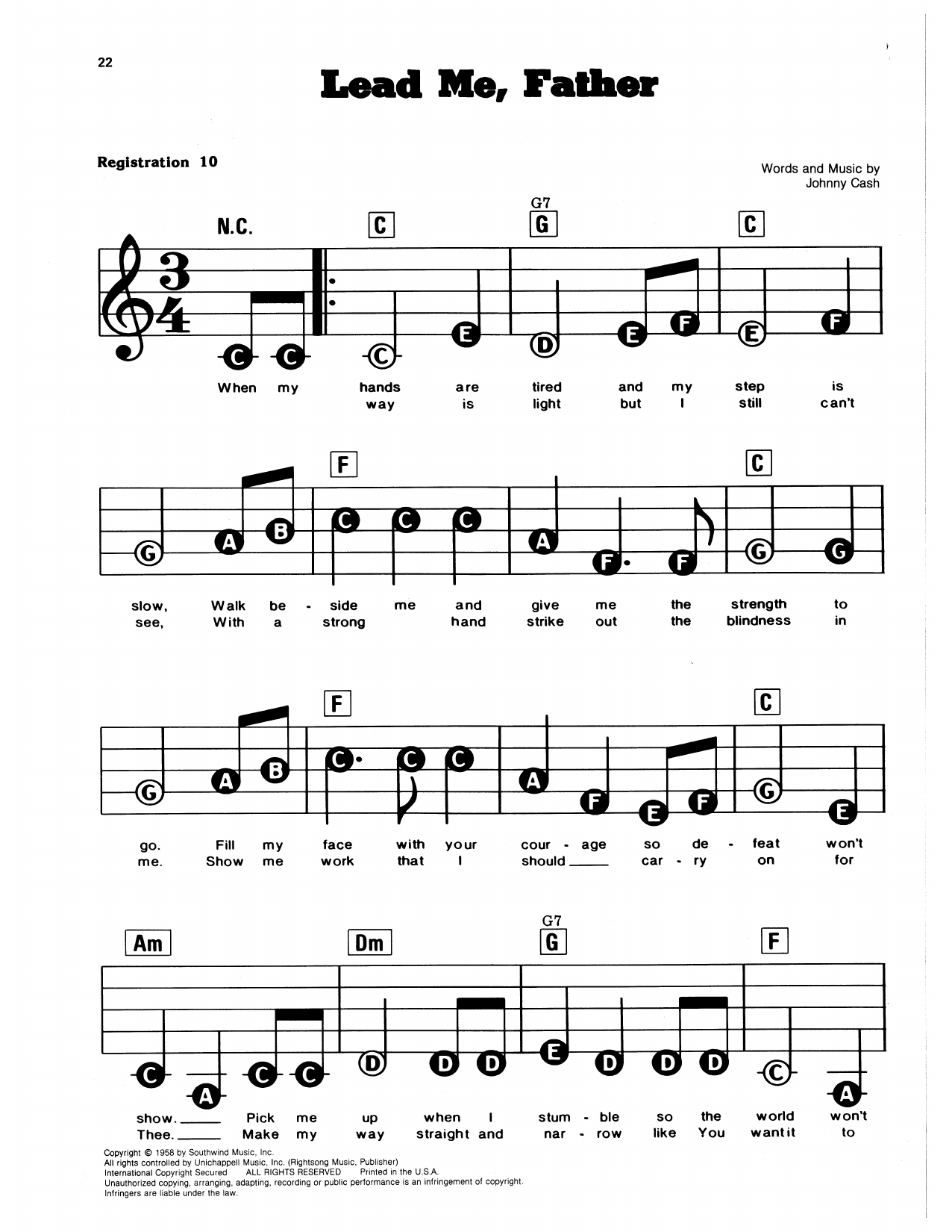 Lead Me, Father: E-Z Play Today