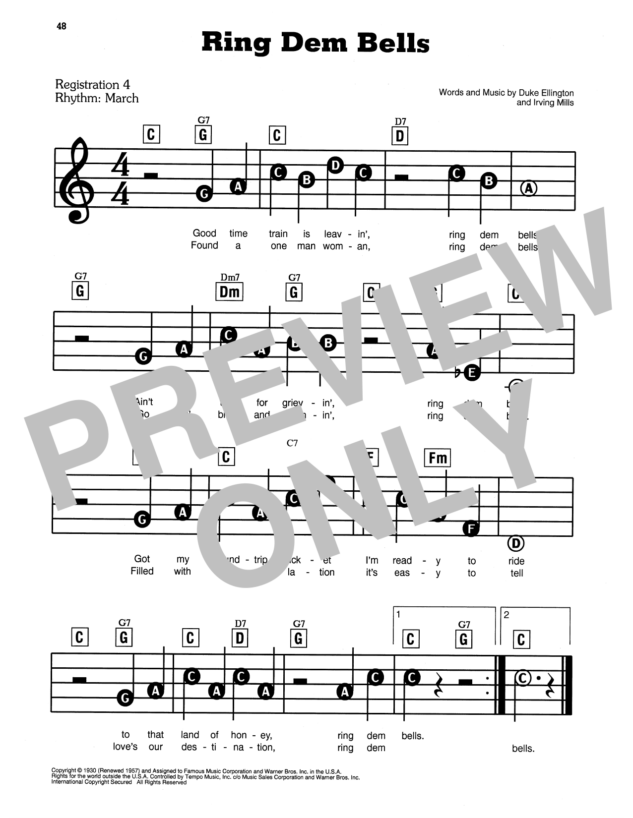 Ring Dem Bells: E-Z Play Today