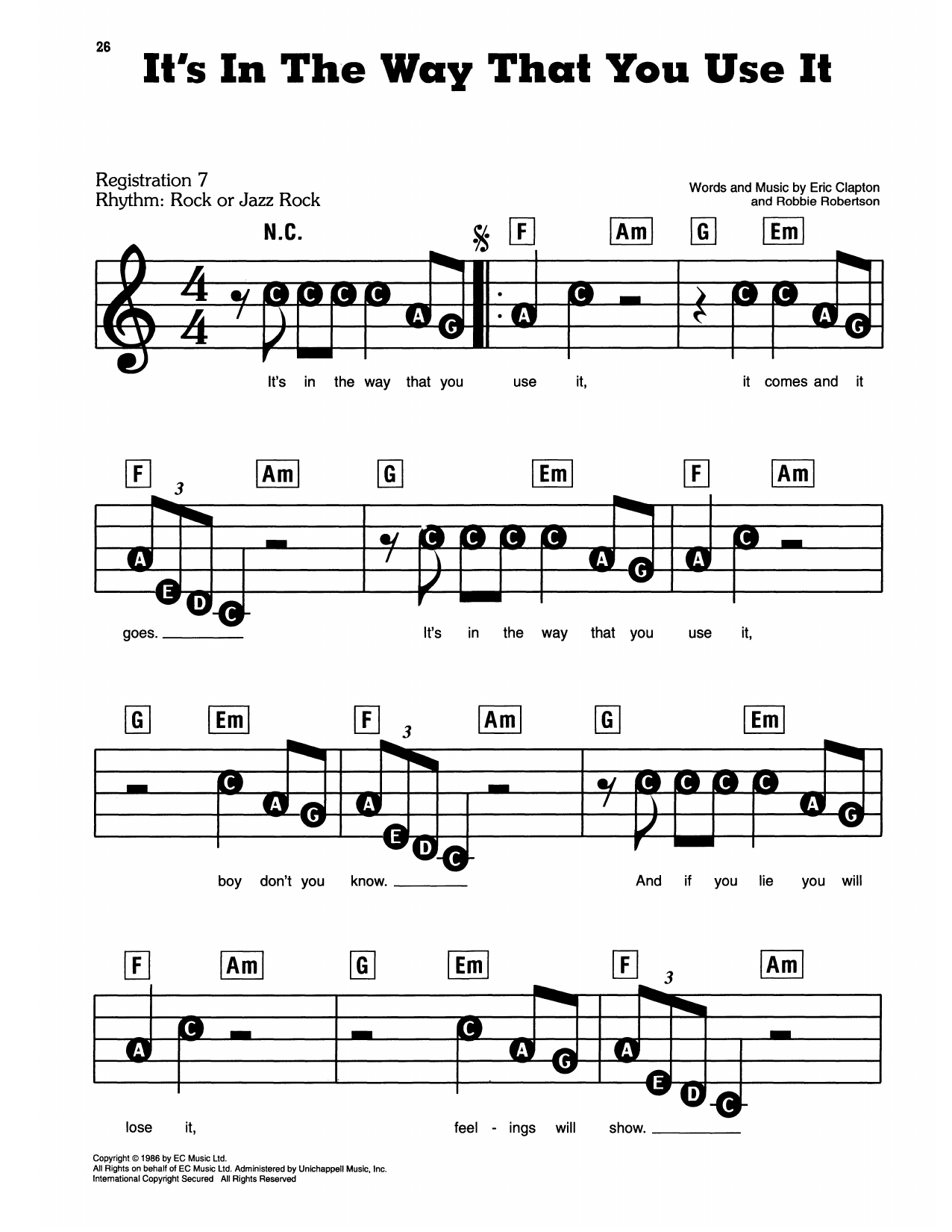 It's In The Way That You Use It: E-Z Play Today