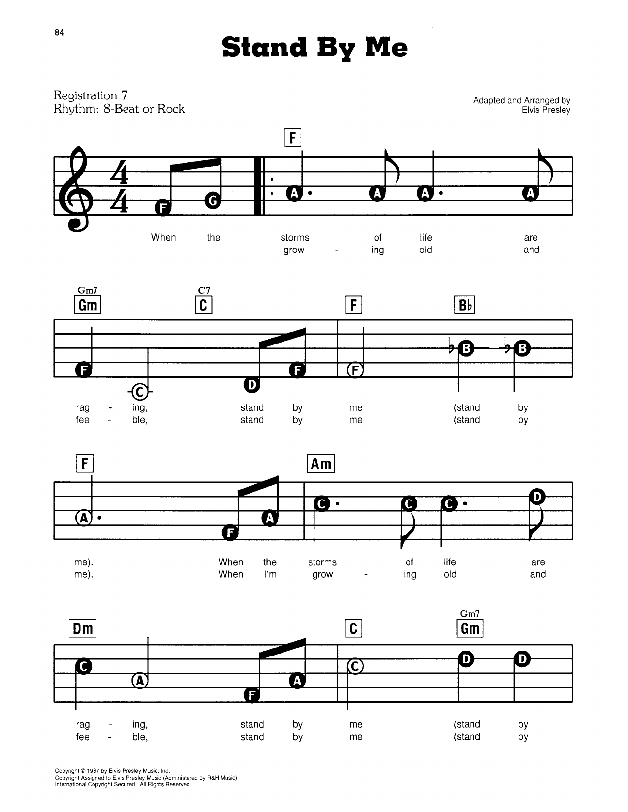 Stand By Me: E-Z Play Today