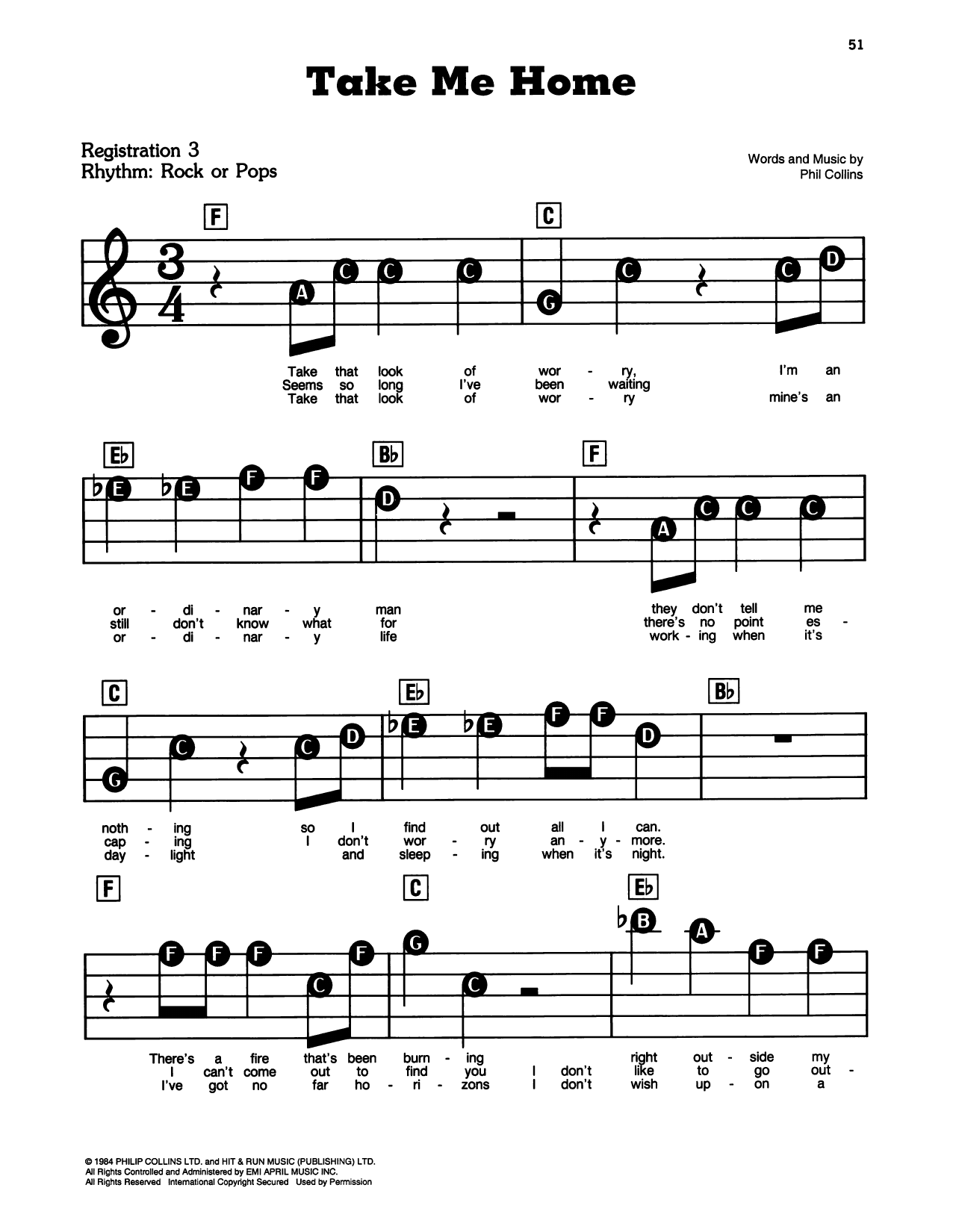 Take Me Home: E-Z Play Today