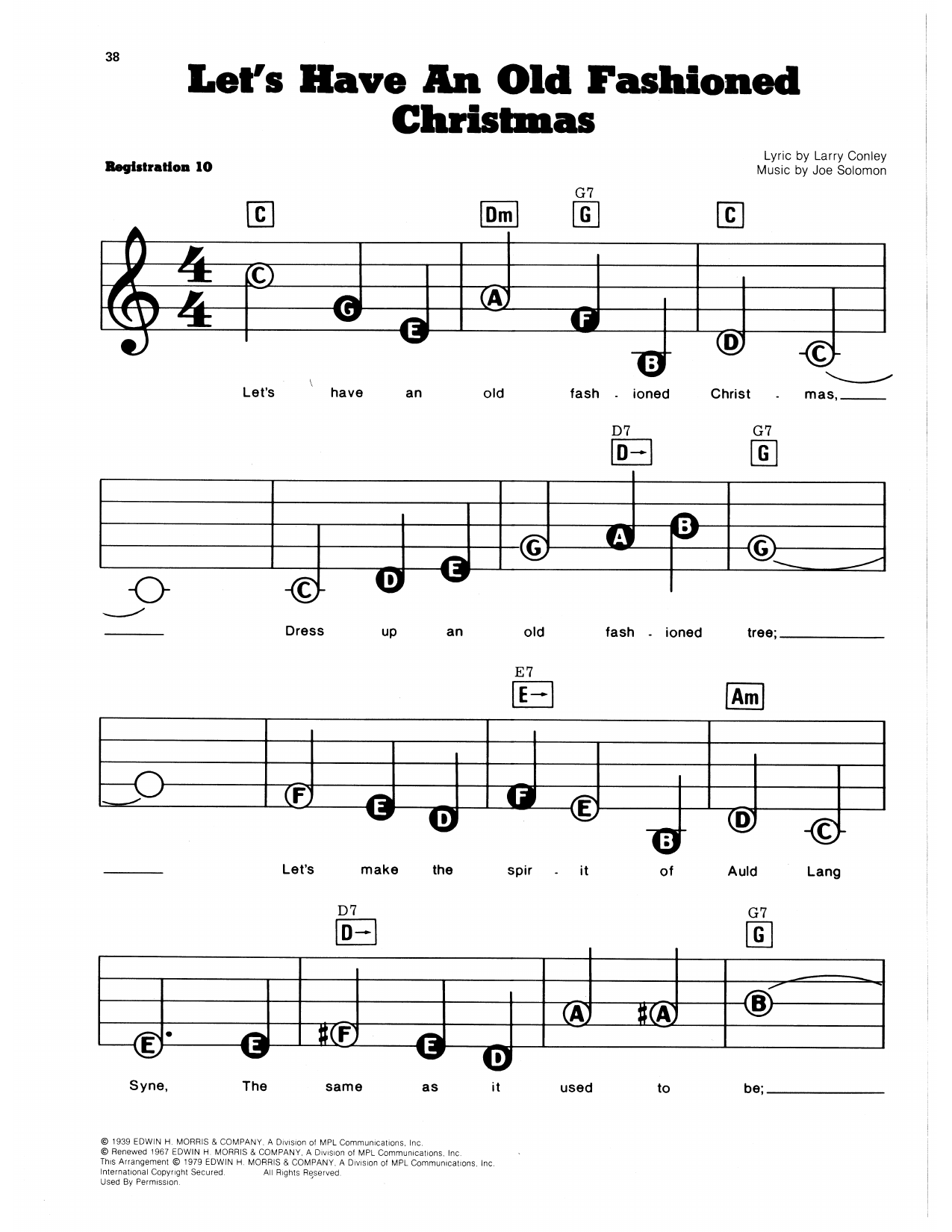 Let's Have An Old Fashioned Christmas: E-Z Play Today