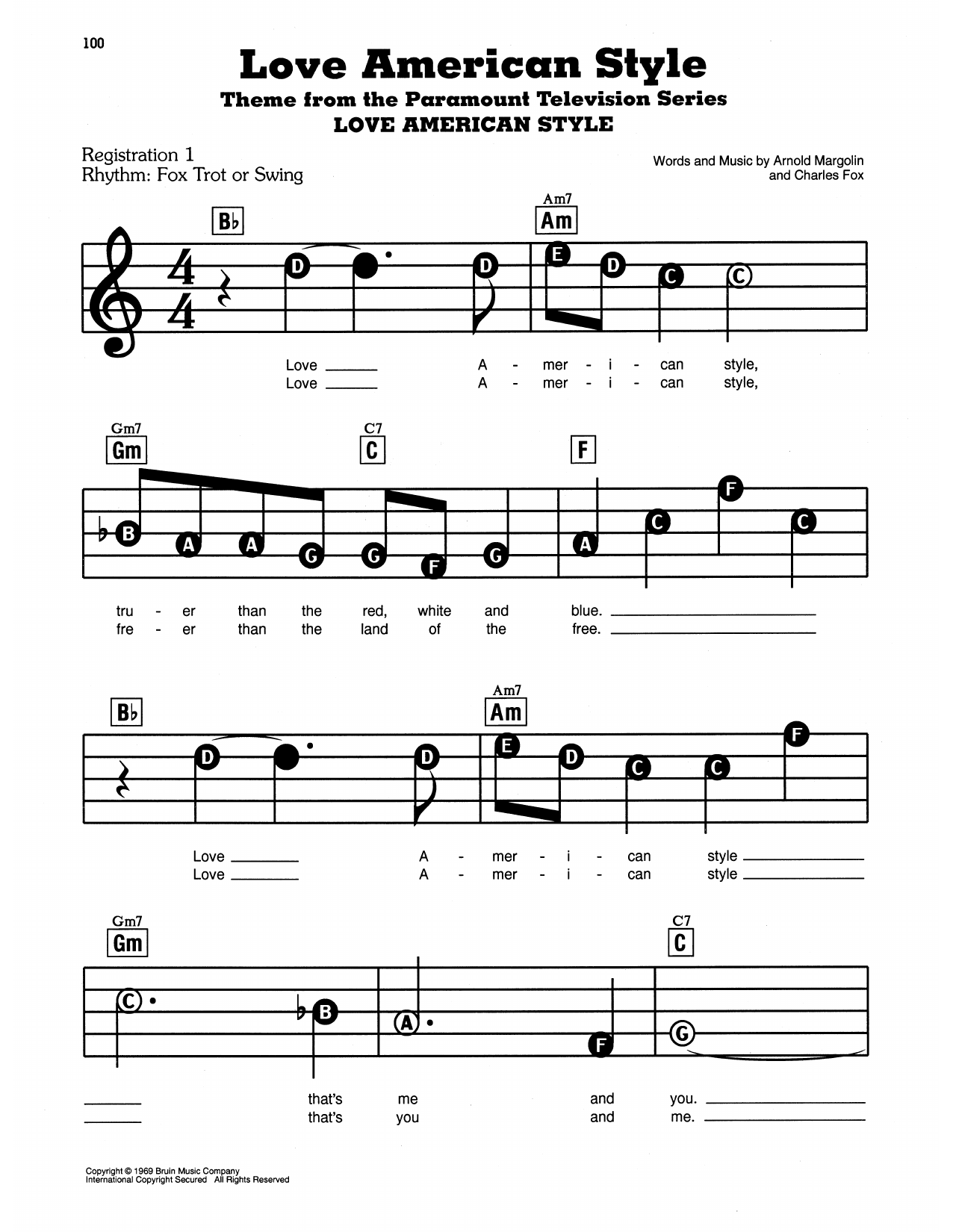 Love American Style: E-Z Play Today