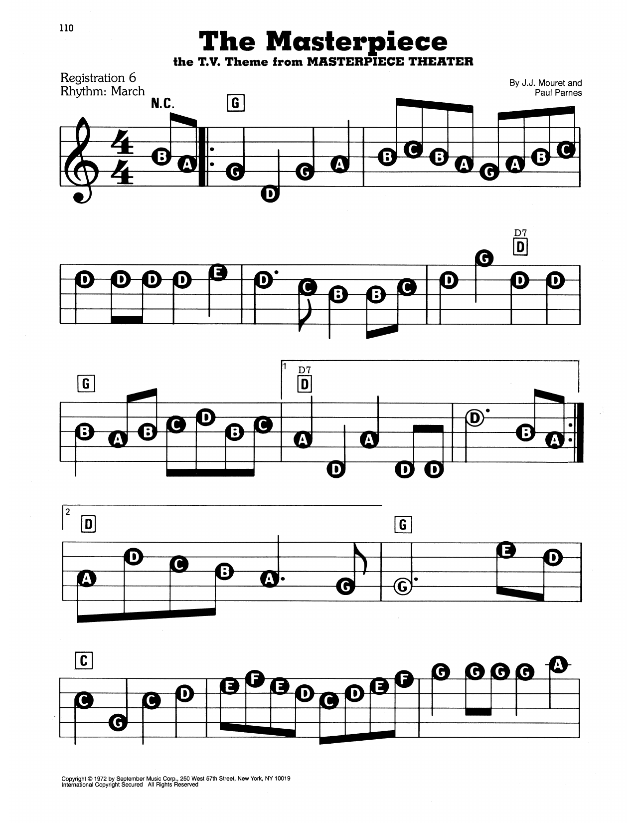 The Masterpiece (from The Masterpiece Theatre): E-Z Play Today