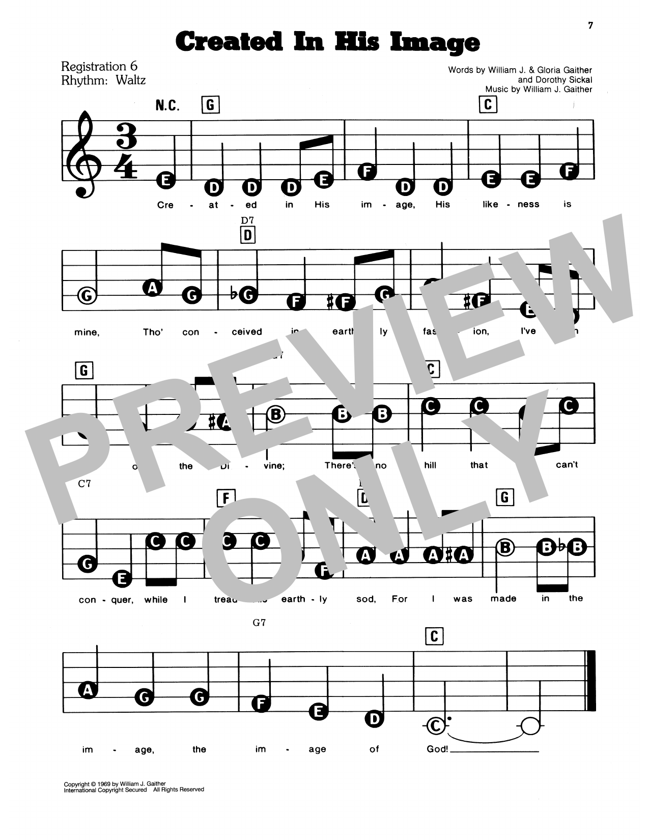 Created In His Image: E-Z Play Today