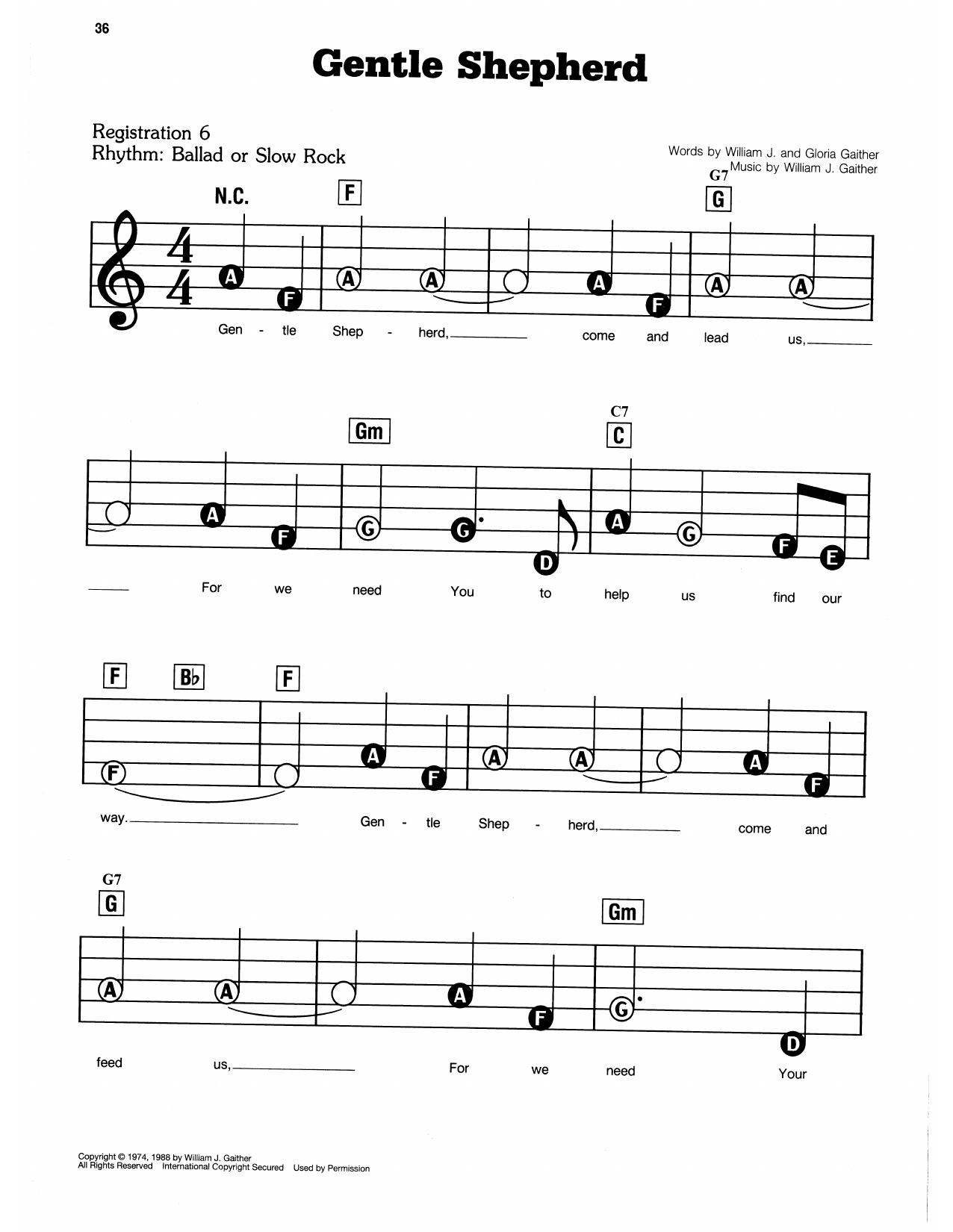 Gentle Shepherd: E-Z Play Today