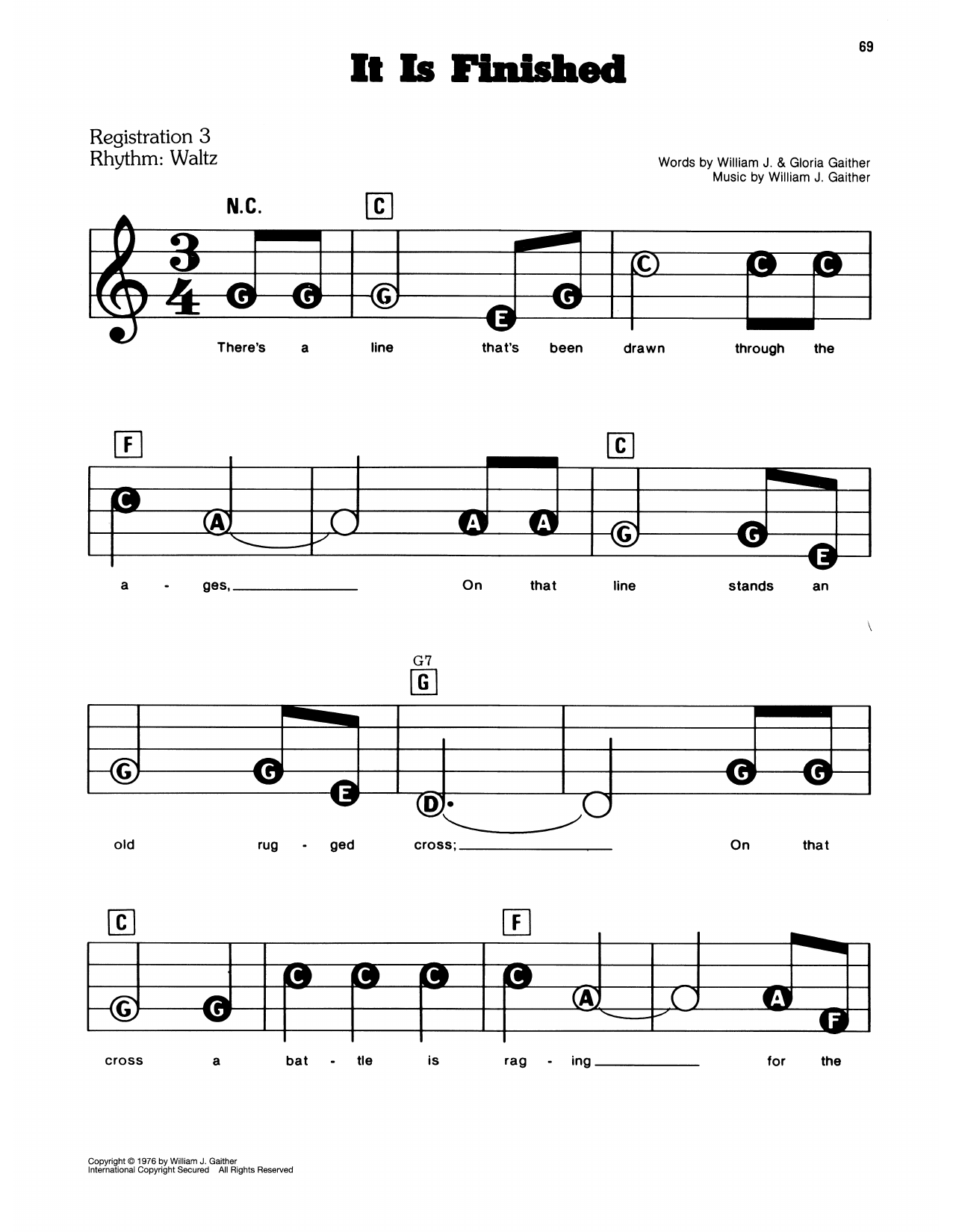 It Is Finished: E-Z Play Today