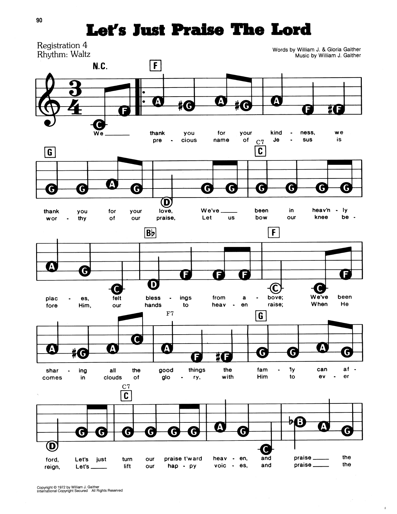 Let's Just Praise The Lord: E-Z Play Today