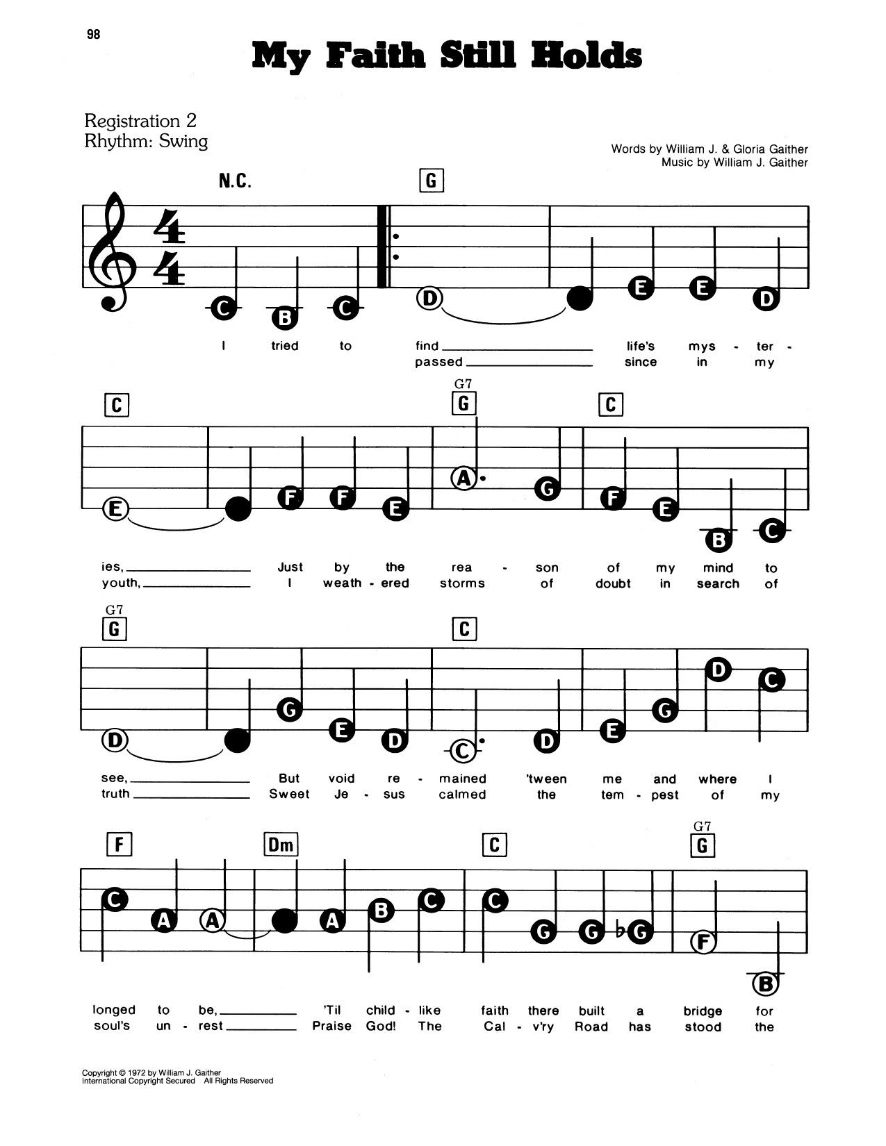 My Faith Still Holds: E-Z Play Today