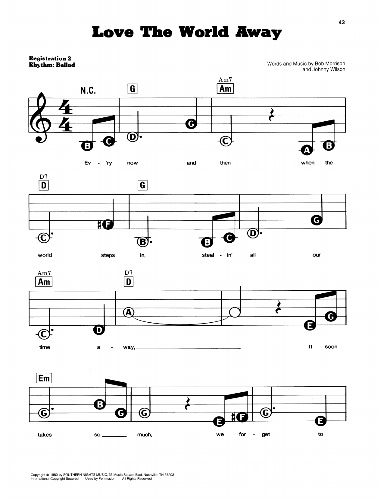 Love The World Away: E-Z Play Today