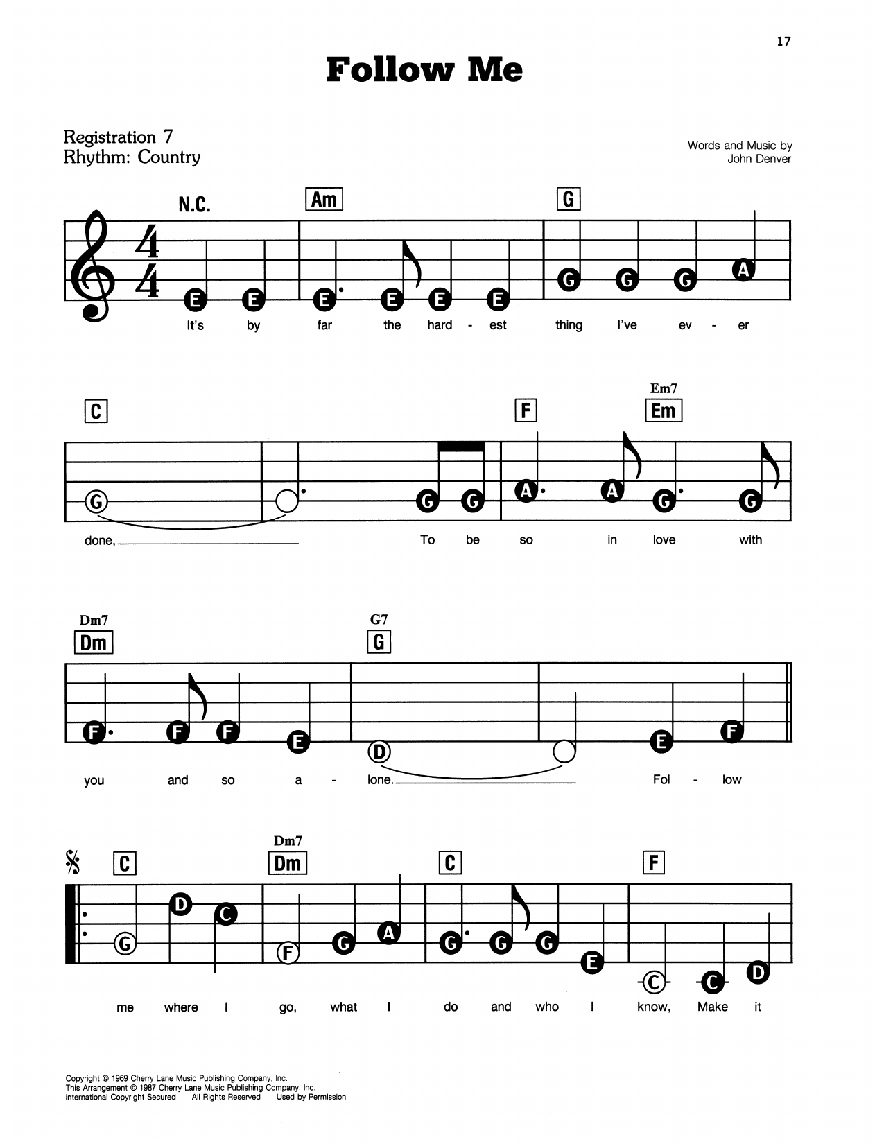 Follow Me: E-Z Play Today