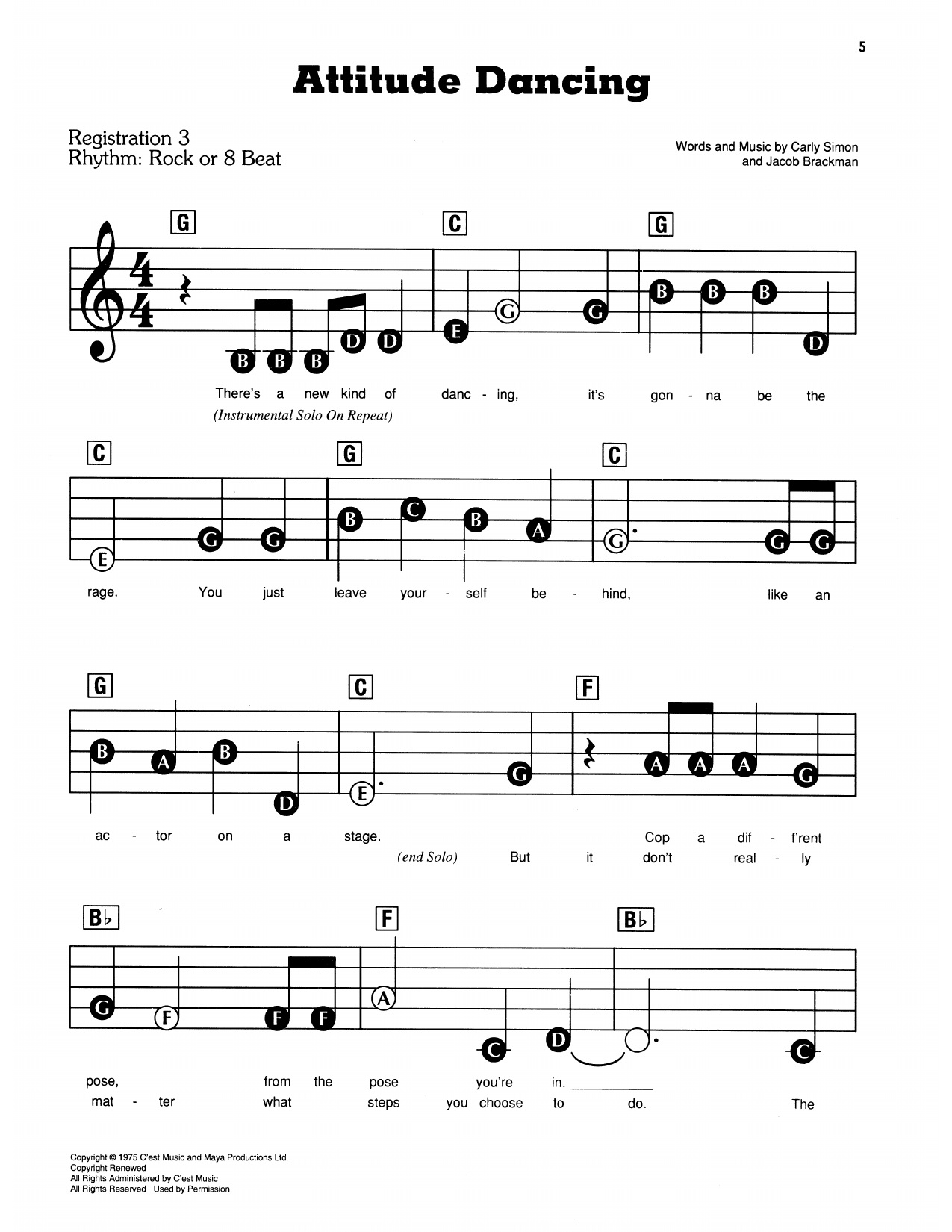 Attitude Dancing: E-Z Play Today