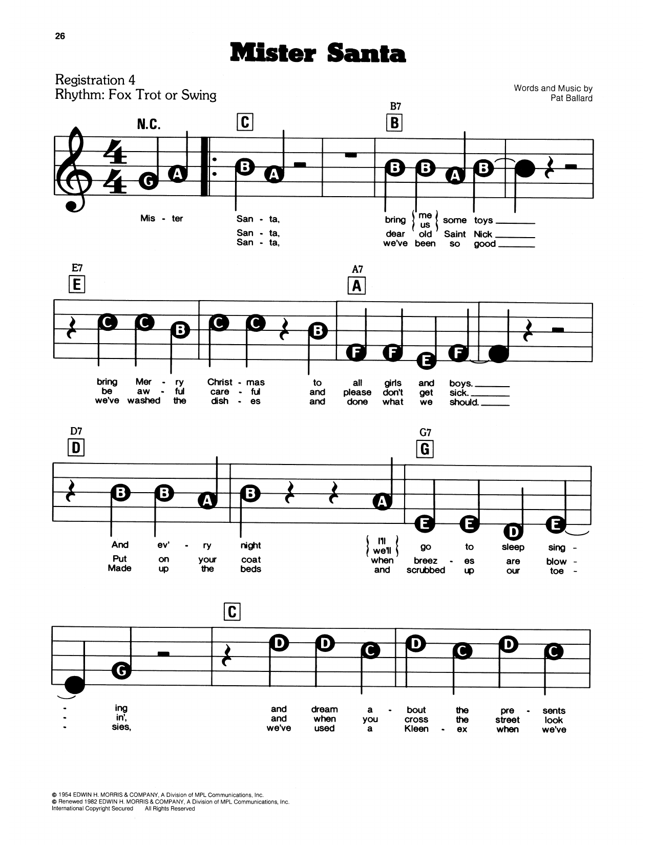 Mister Santa: E-Z Play Today