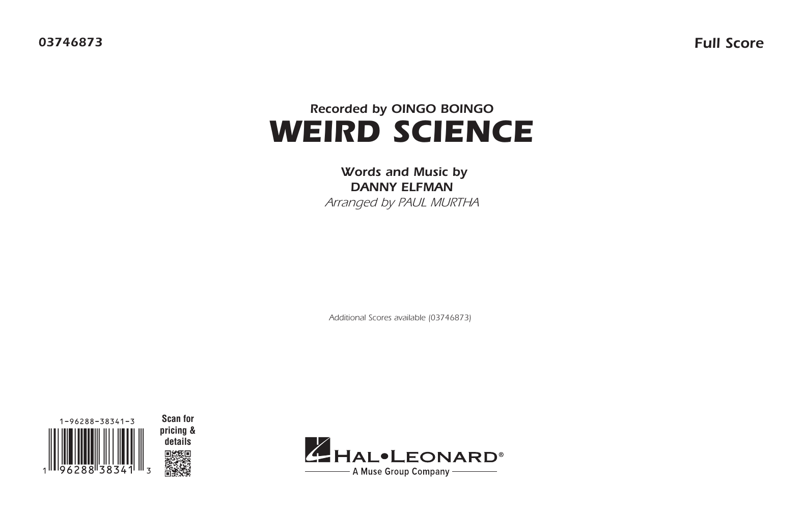 Weird Science (arr. Paul Murtha): Marching Band Conductor Score & Parts