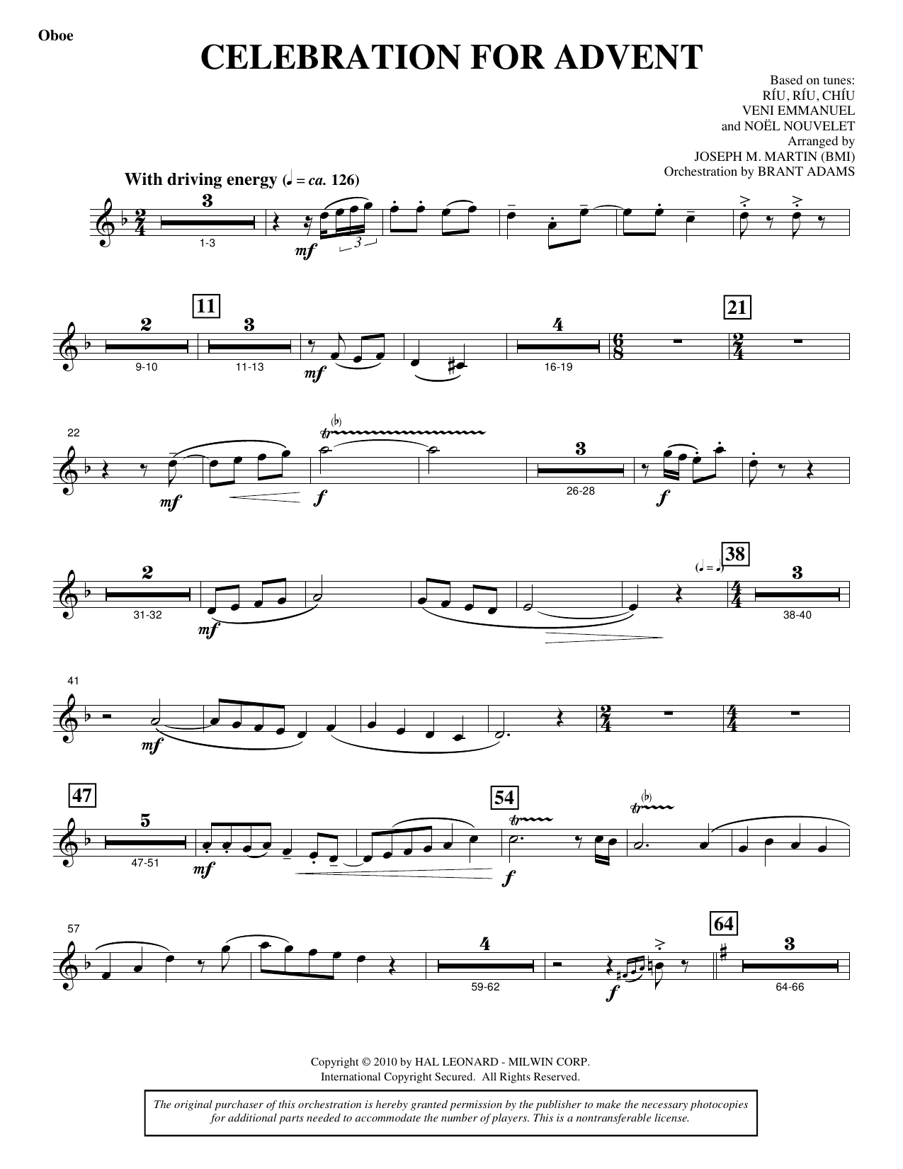 Celebration for Advent - Oboe: Choral Instrumental Pak
