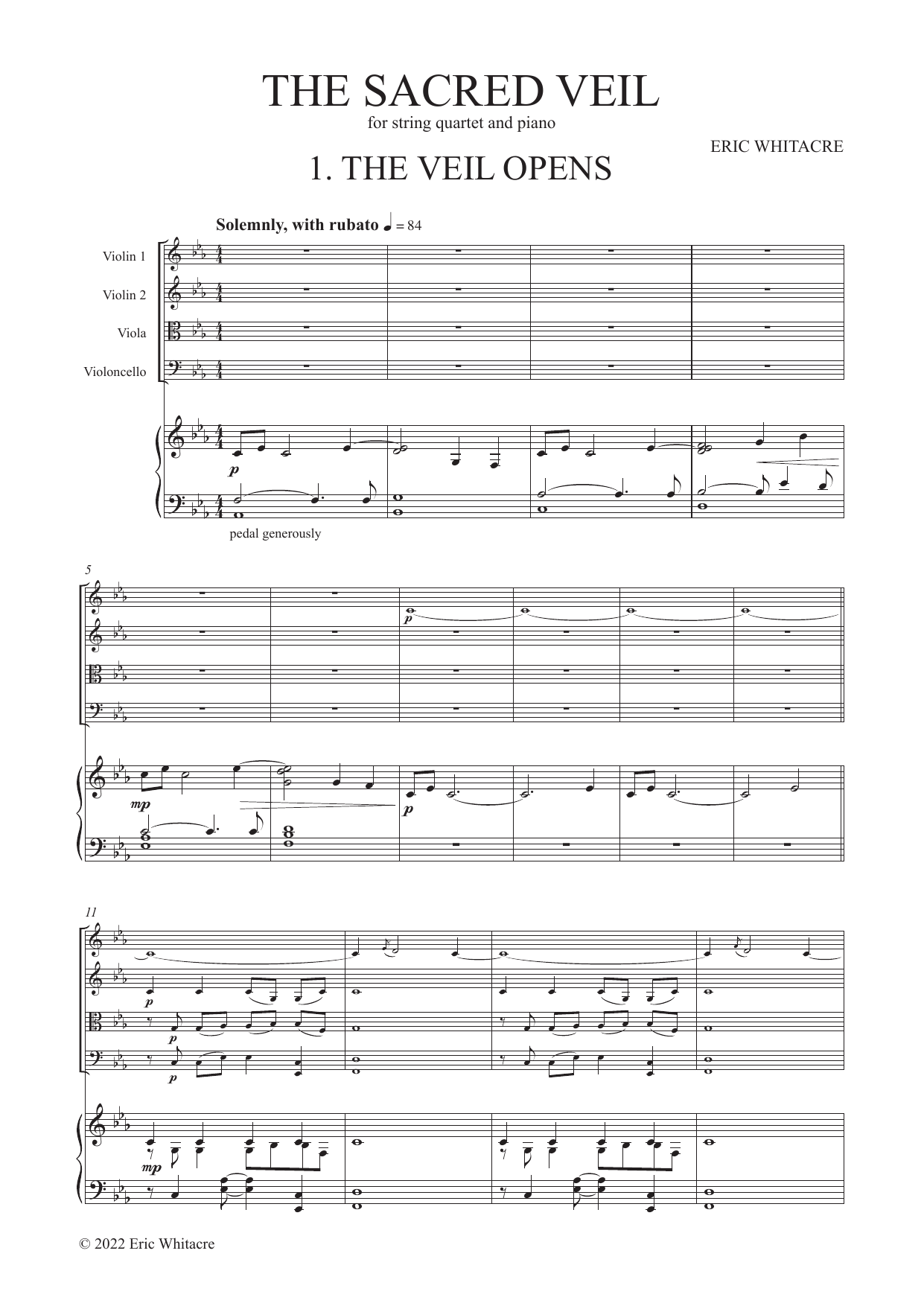 The Sacred Veil - Conductor Score (Full Score)