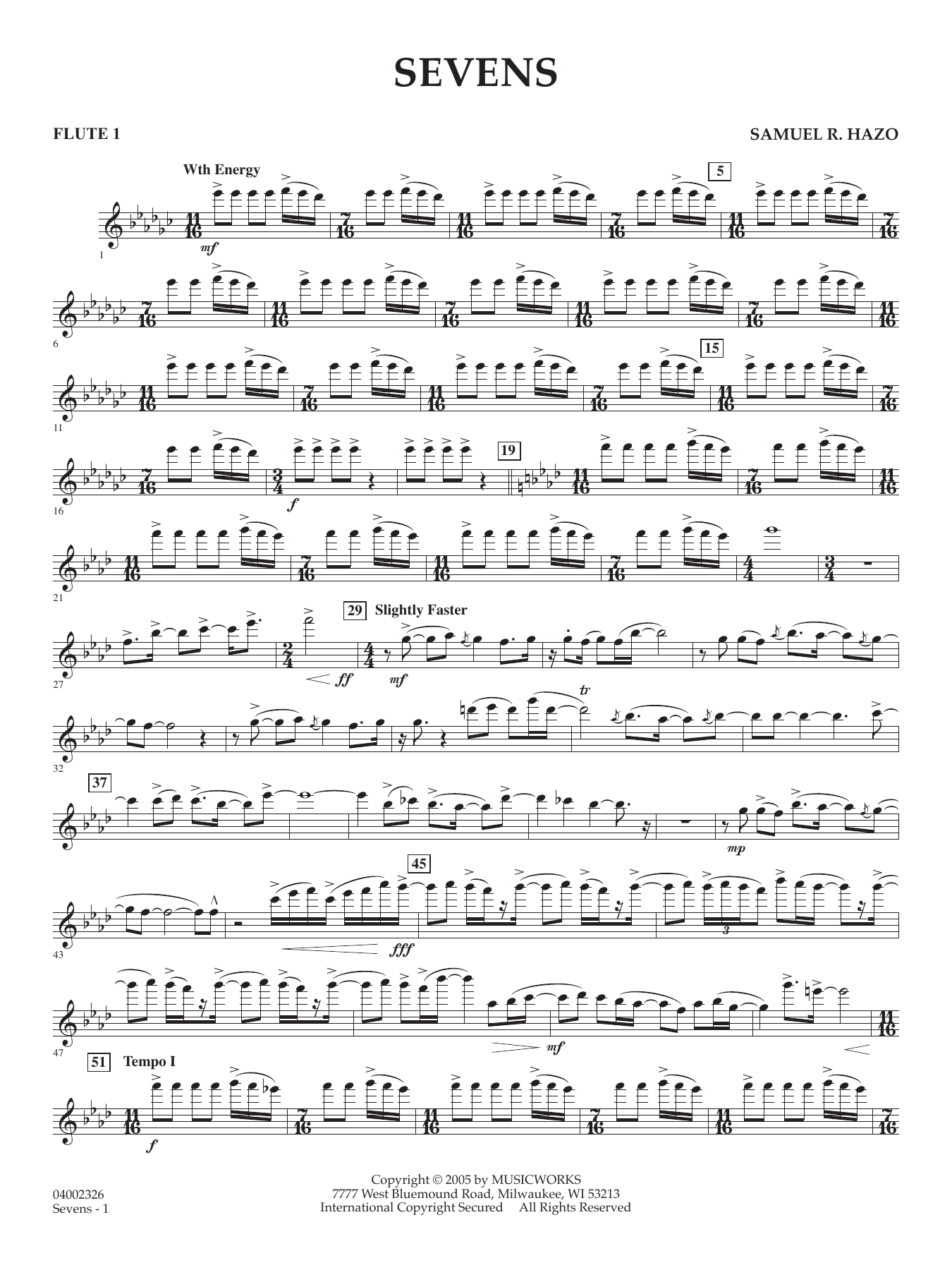 Sevens - Flute 1