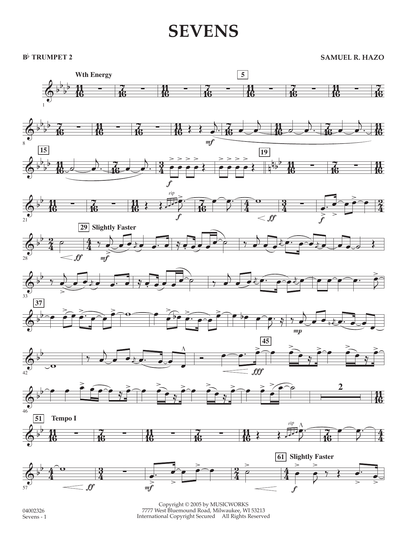 Sevens - Bb Trumpet 2