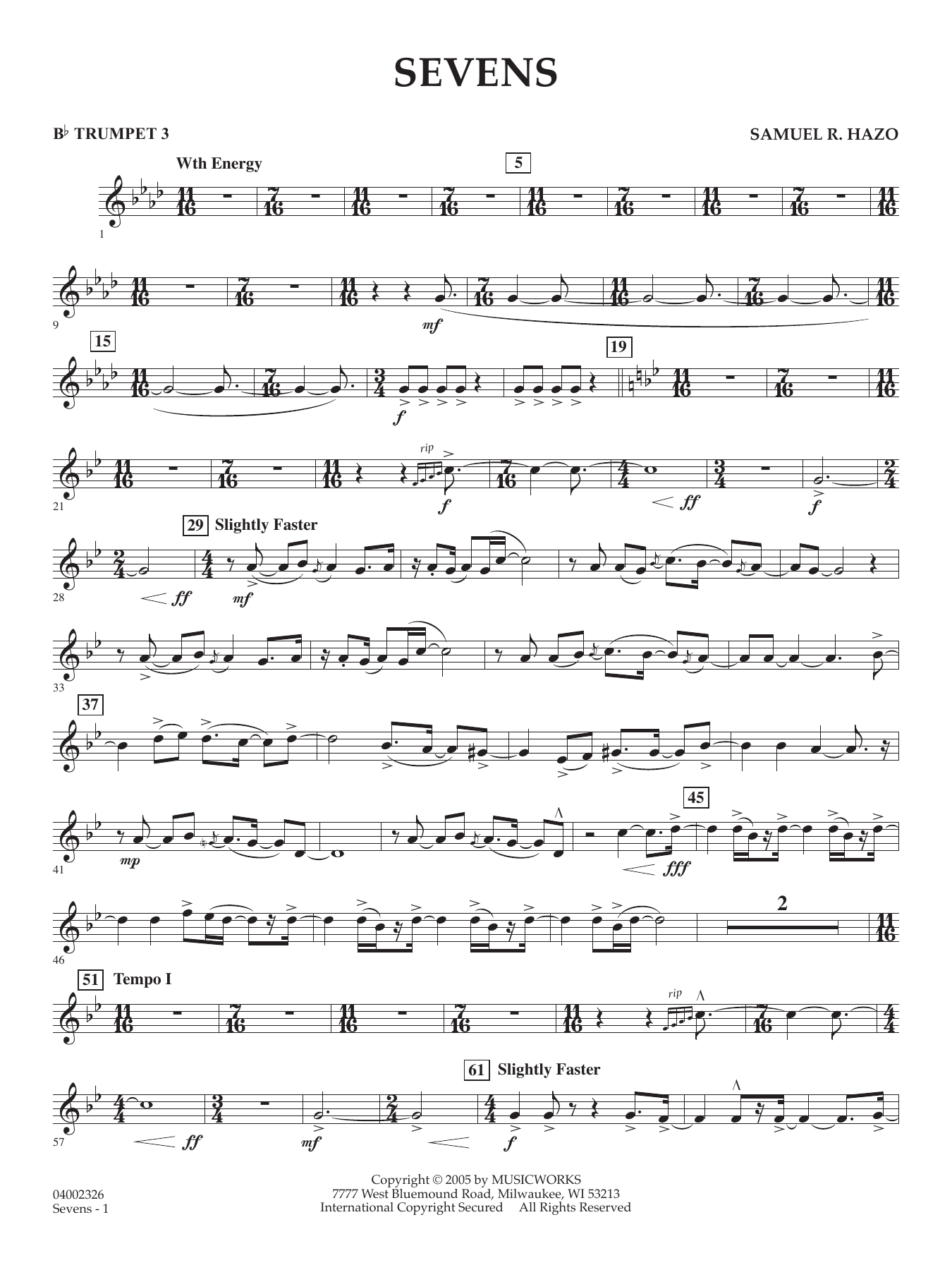 Sevens - Bb Trumpet 3