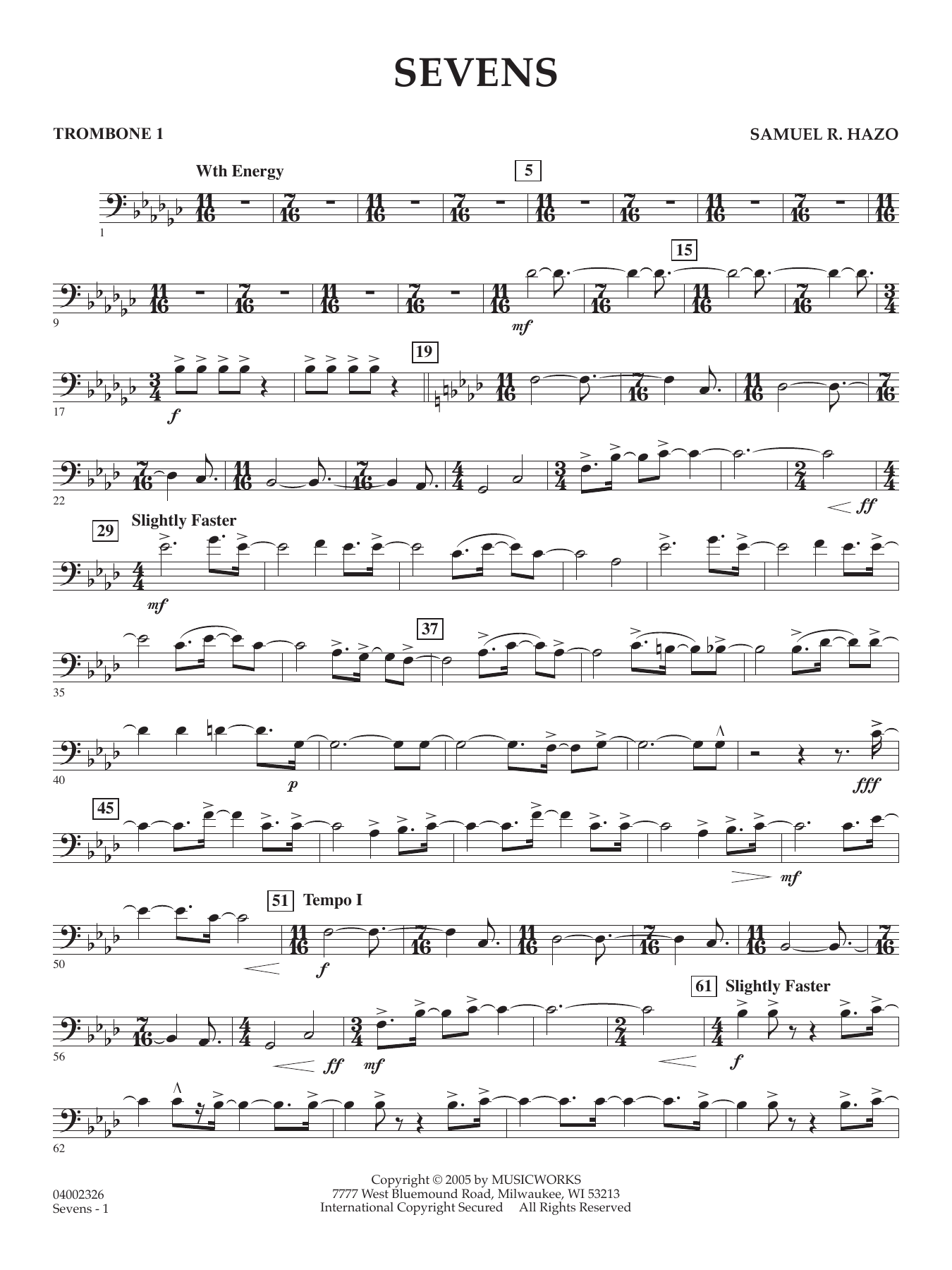 Sevens - Trombone 1