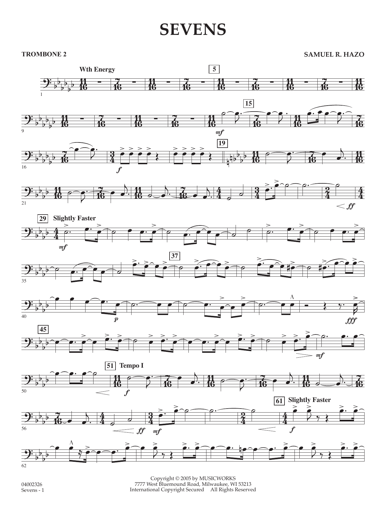Sevens - Trombone 2