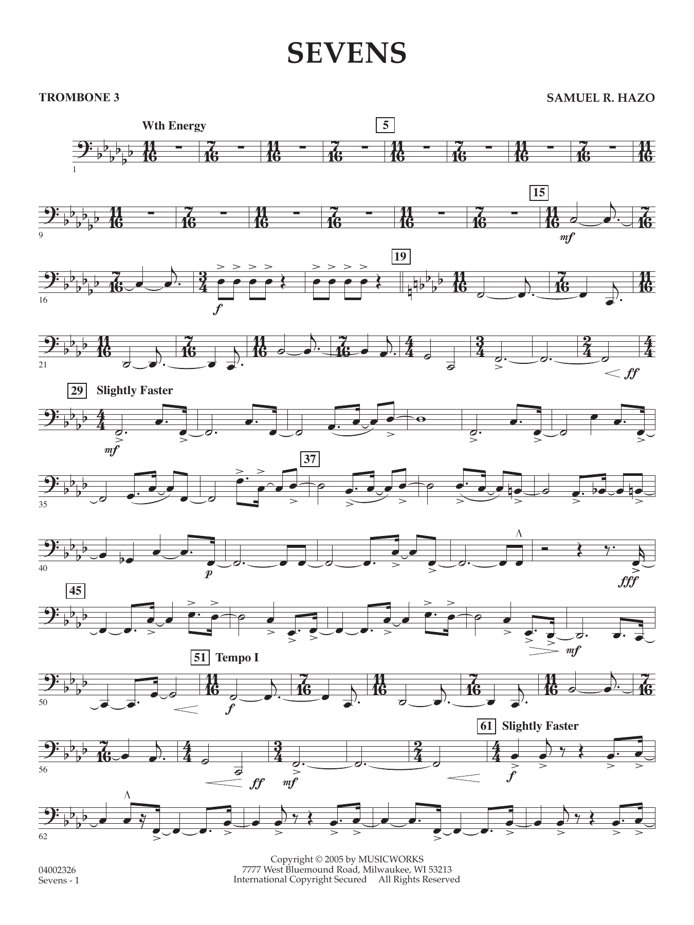 Sevens - Trombone 3