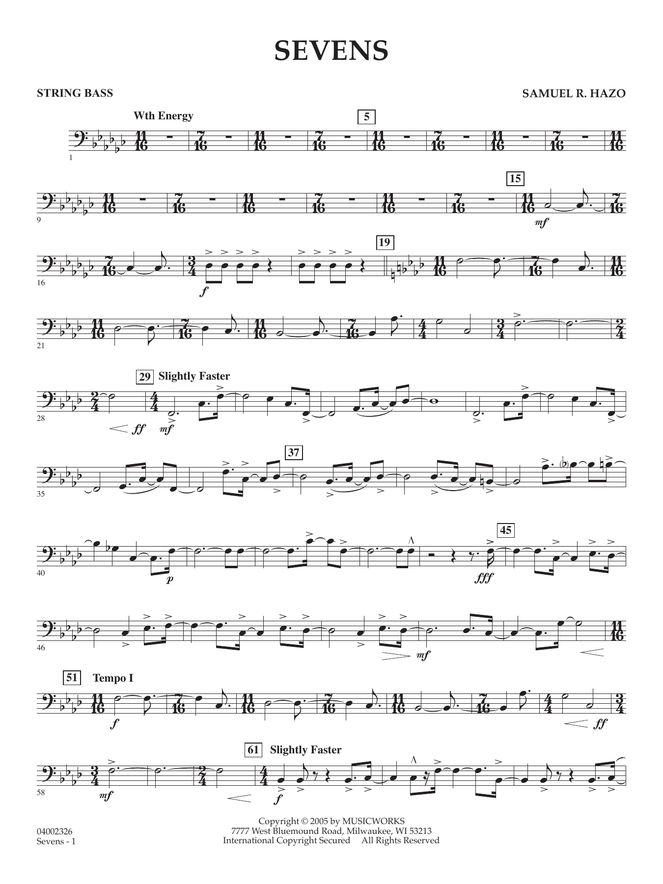 Sevens - String Bass