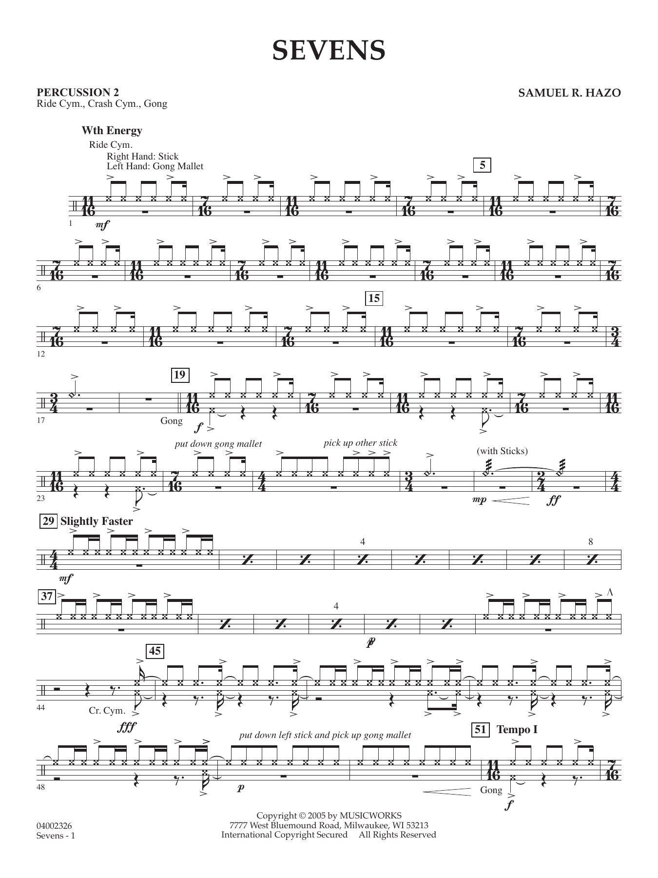 Sevens - Percussion 2