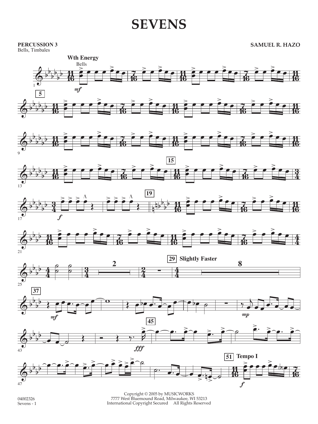 Sevens - Percussion 3