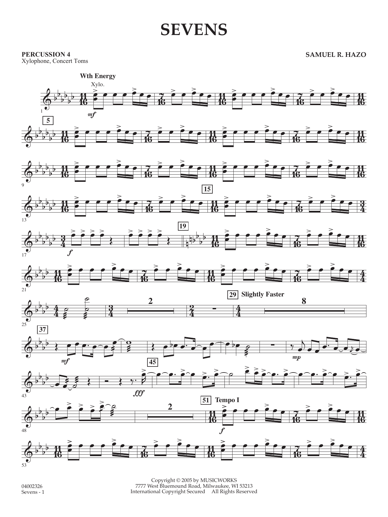 Sevens - Percussion 4