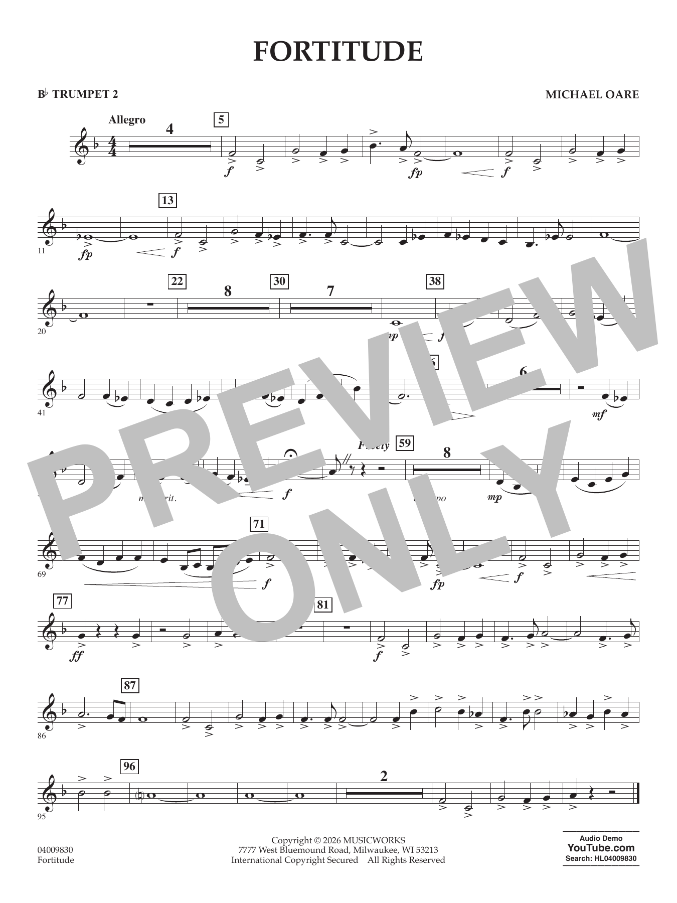 Fortitude - Bb Trumpet 2