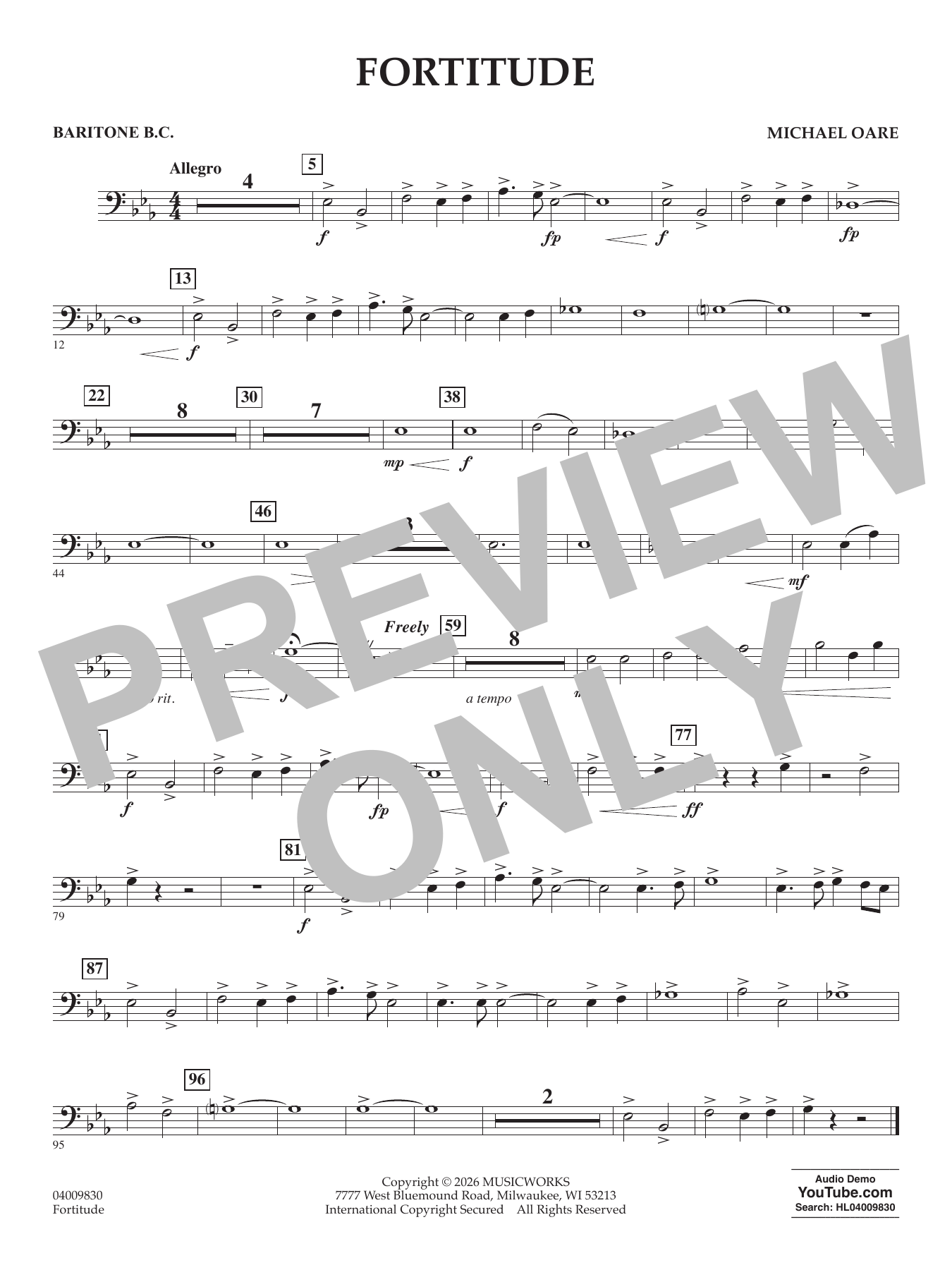 Fortitude - Baritone B.C.