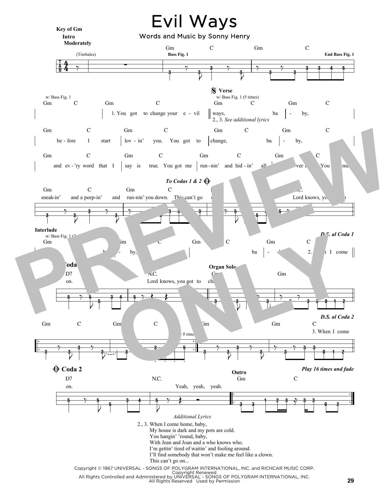 Evil Ways