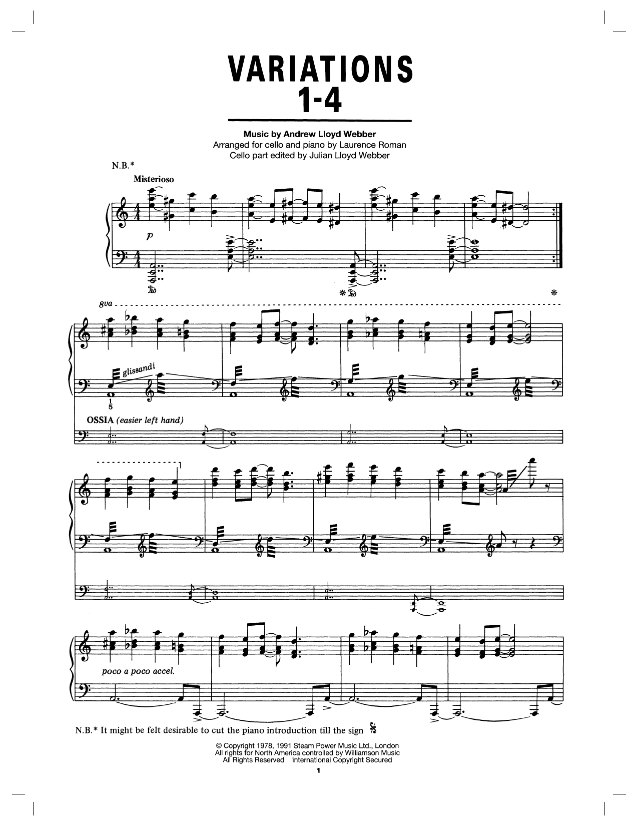 Theme And Variations 1-4 (arr. Laurence Roman)
