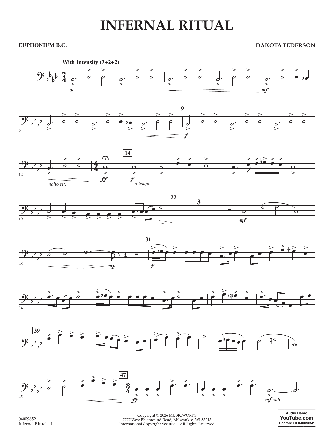 Infernal Ritual - Euphonium B.C.
