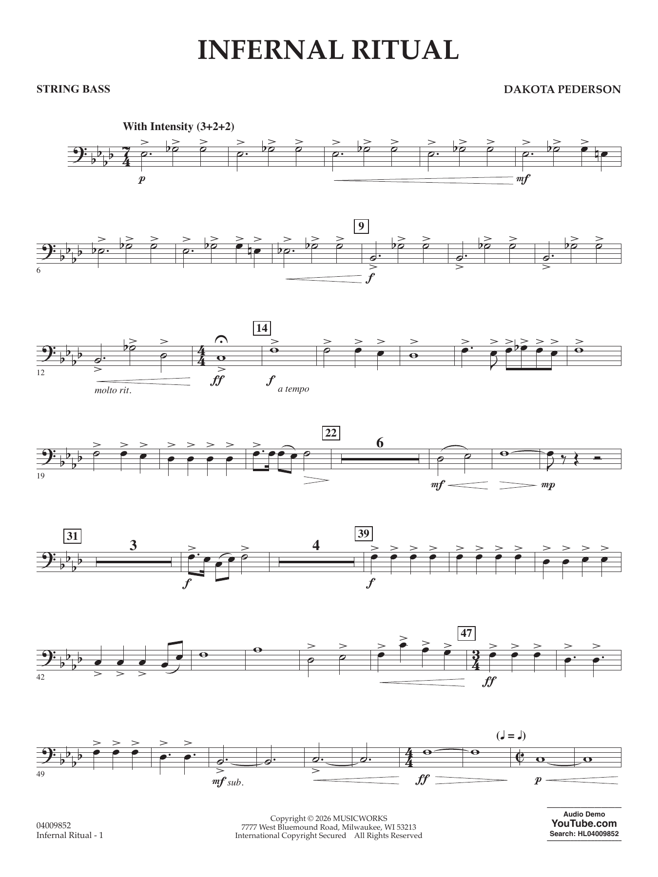 Infernal Ritual - String Bass