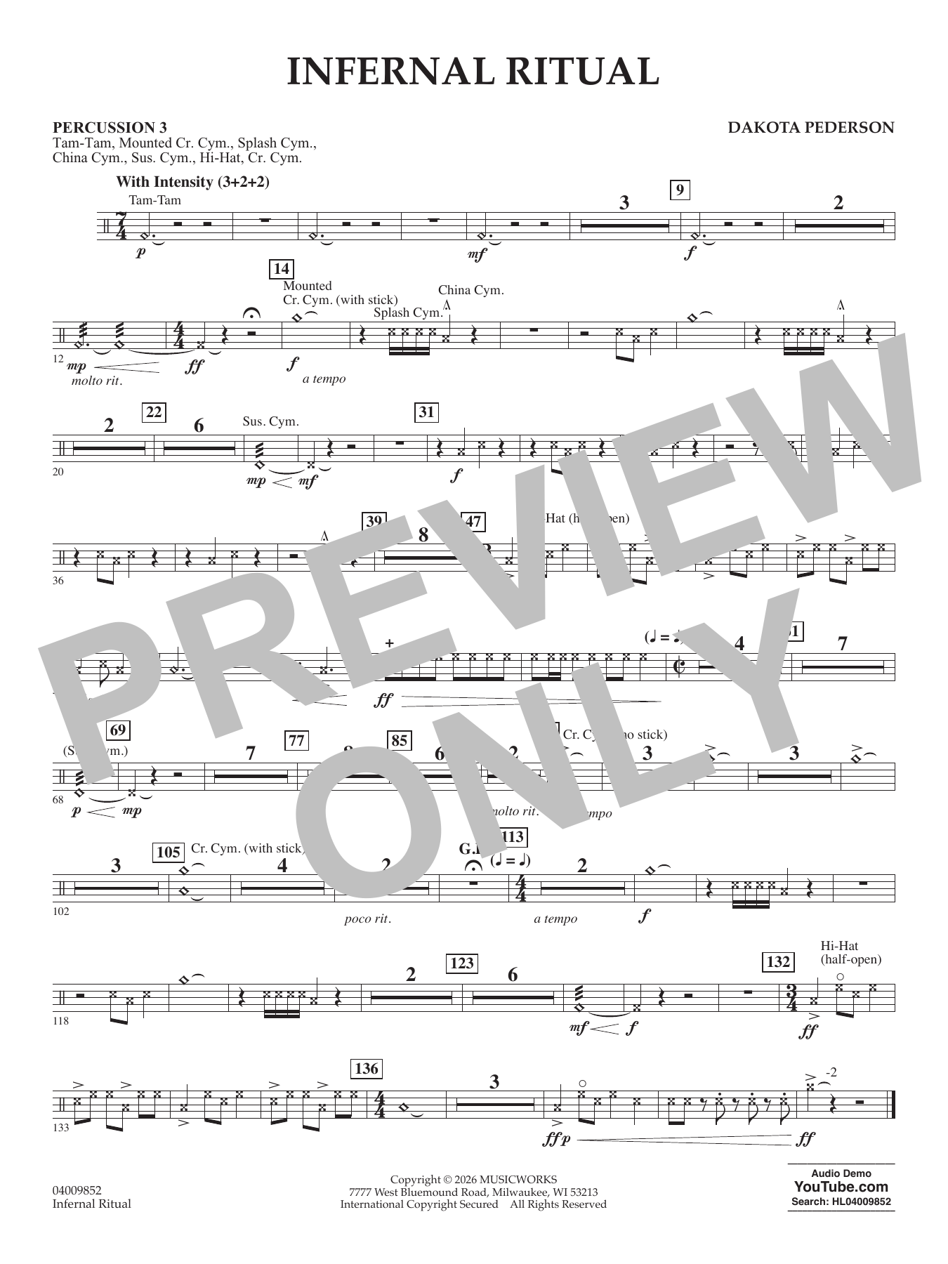 Infernal Ritual - Percussion 3