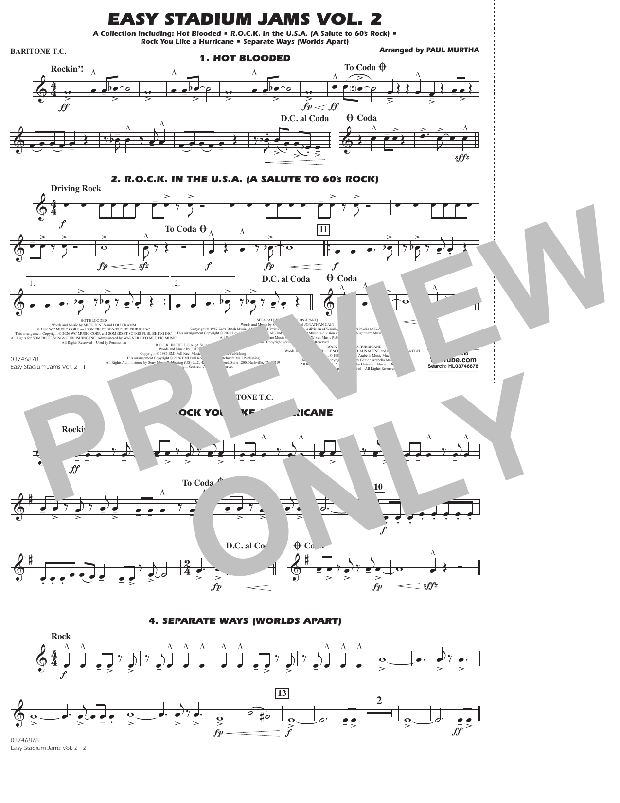 Easy Stadium Jams Vol. 2 - Baritone T.C.