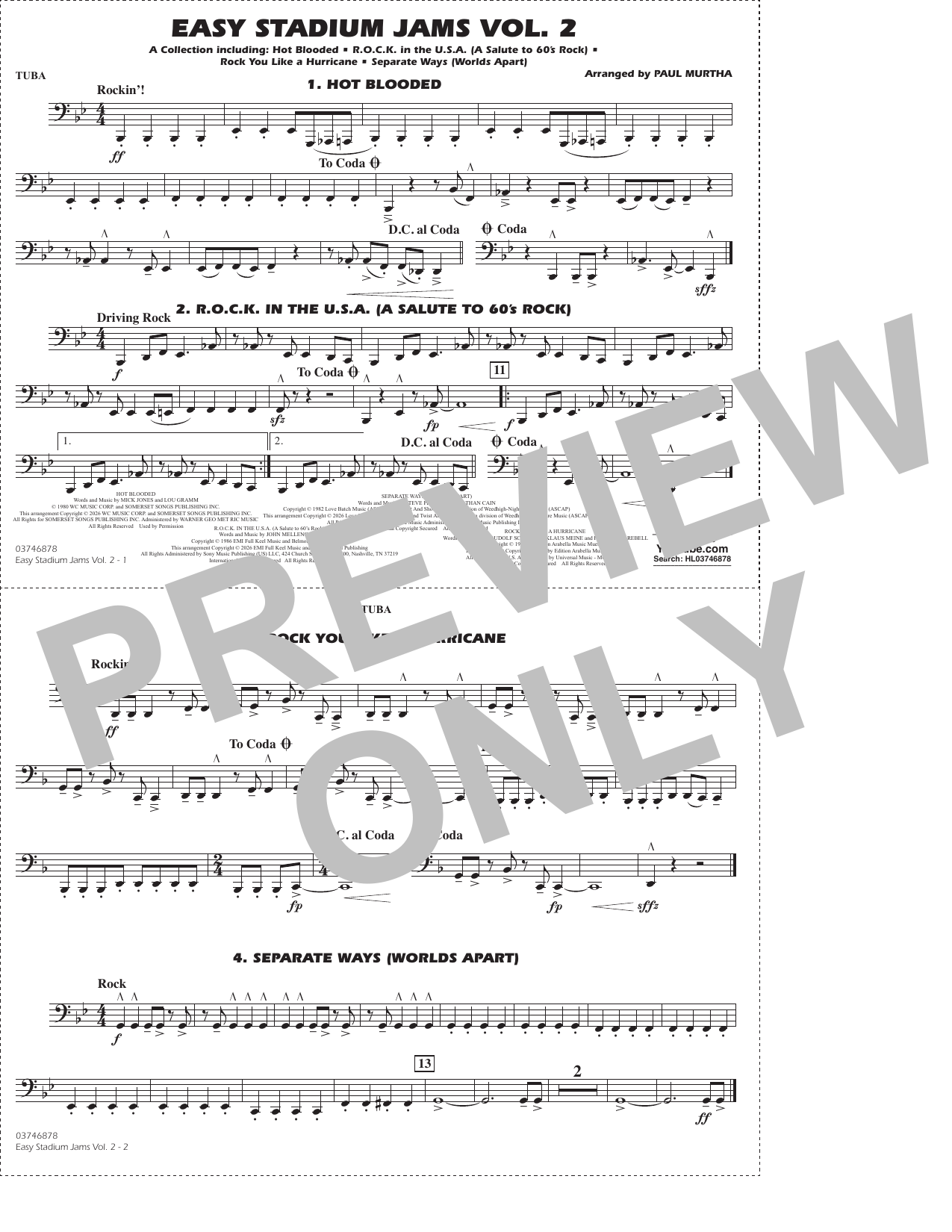 Easy Stadium Jams Vol. 2 - Tuba