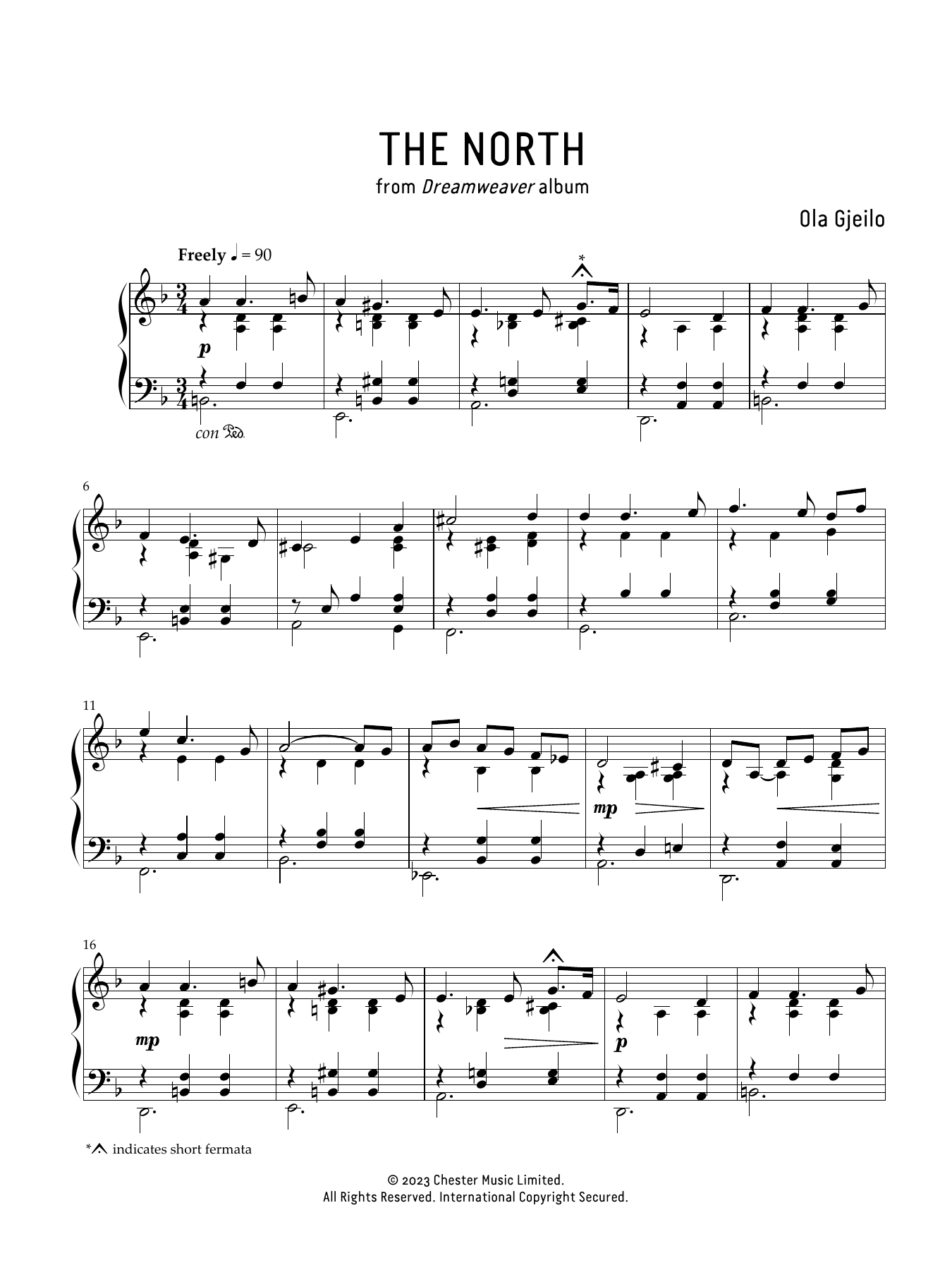 The North: Piano Solo