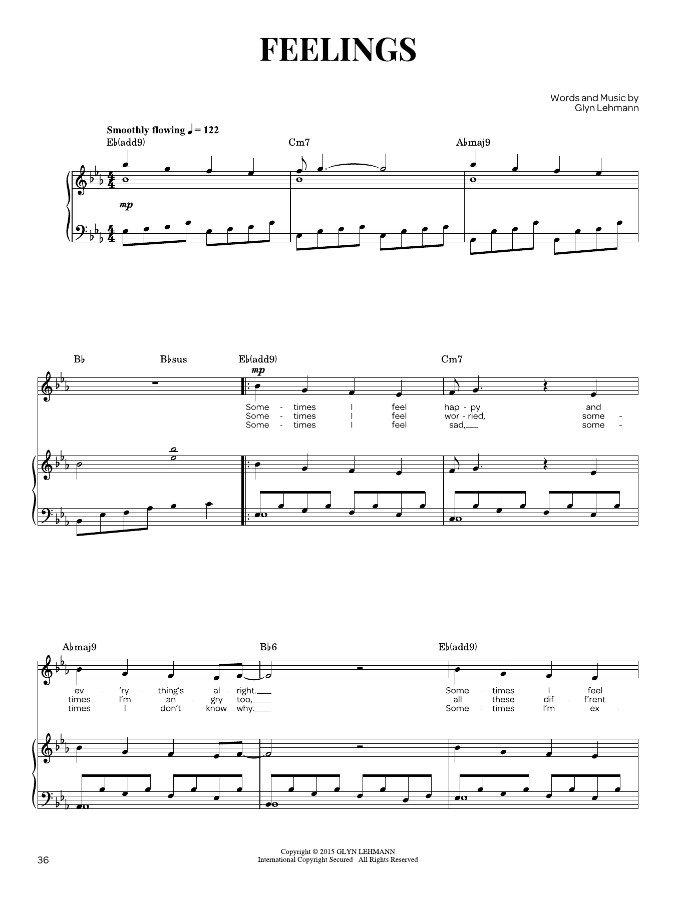 Feelings: Piano Vocal